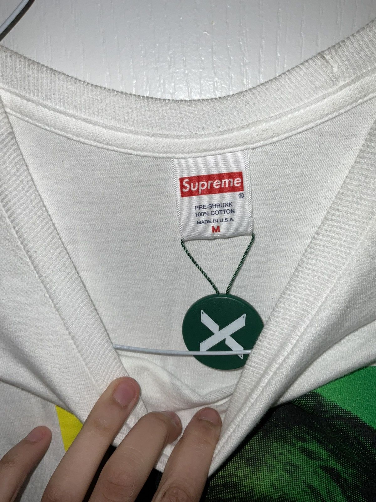 Supreme Supreme Aguila White Tee Size US M / EU 48-50 / 2 - 2 Thumbnail