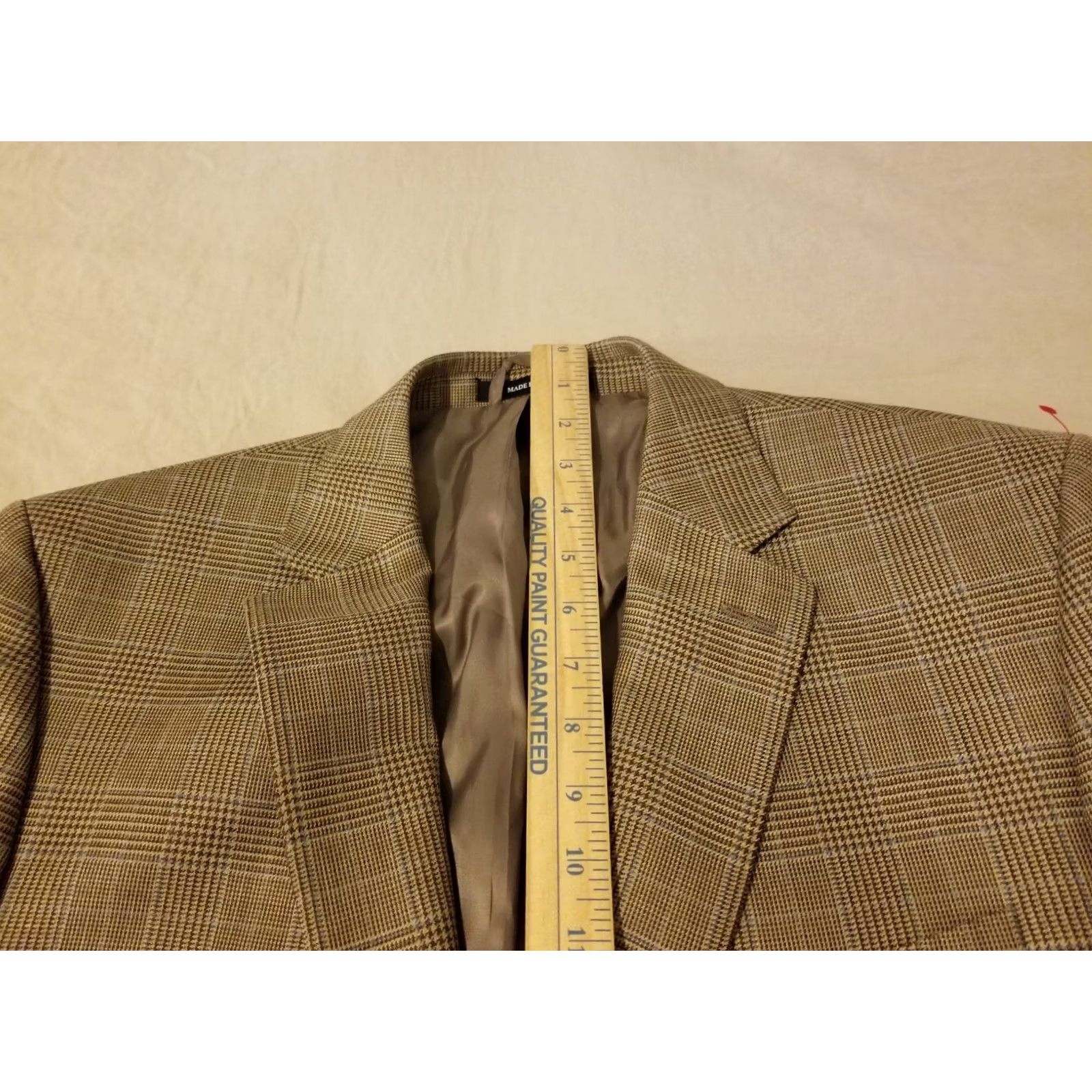 Polo Ralph Lauren Mens Polo Ralph Lauren Wool Silk Sports Jacket Blazer Khaki 42L Size US XL / EU 56 / 4 - 4 Thumbnail