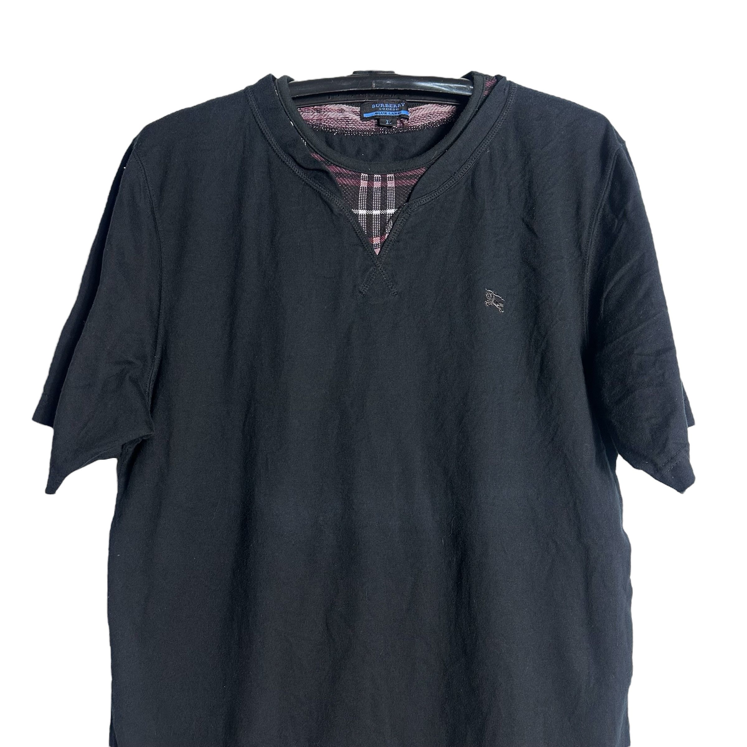 Burberry 🔥RARE🔥Burberry London Blue Label T-shirt Size US L / EU 52-54 / 3 - 2 Thumbnail