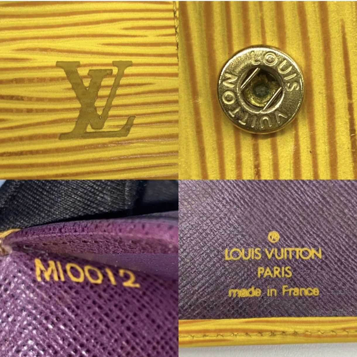 Louis Vuitton Louis Vuitton Leather Wallet Yellow Size ONE SIZE - 7 Thumbnail