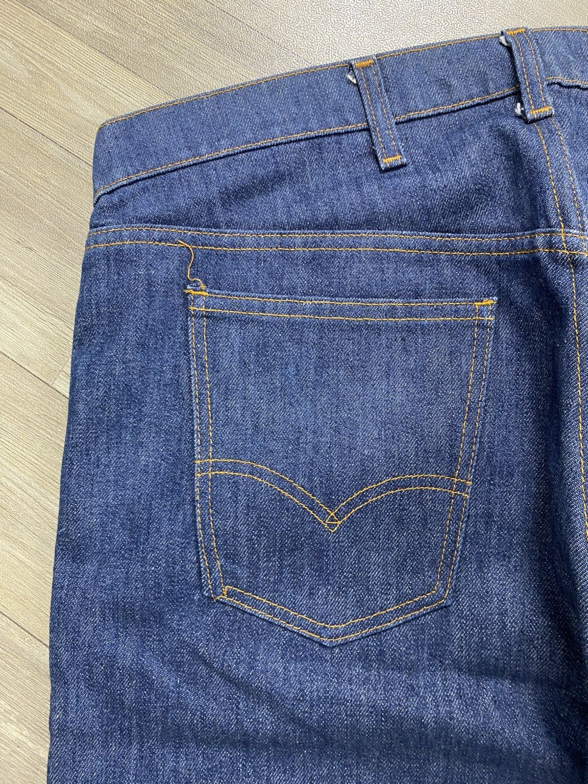 Levi's Vintage Clothing 🇺🇸1970s Vintage Levis 505-0917 Orange Tab Indigo Baggy Jeans Size US 38 / EU 54 - 12 Thumbnail
