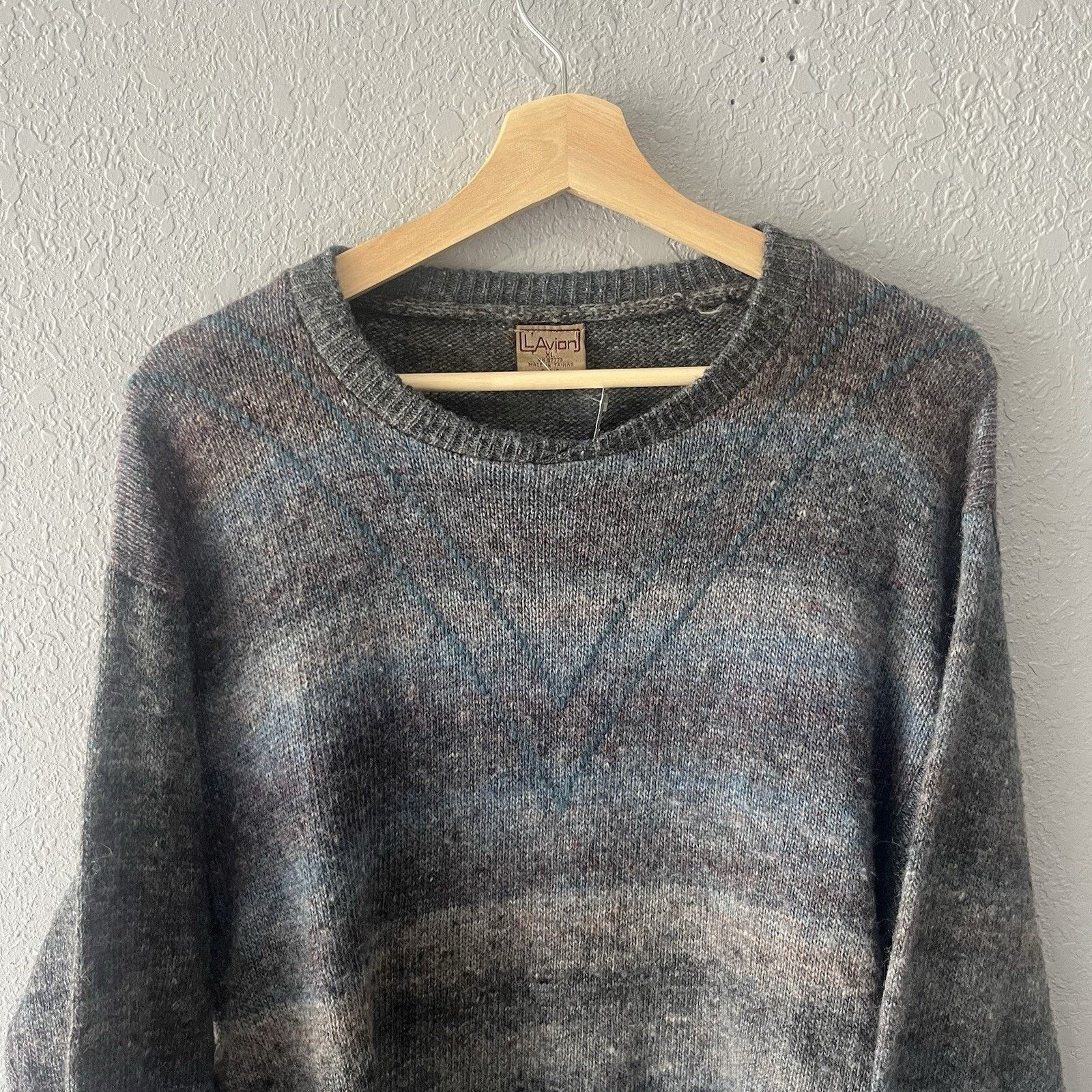 Vintage Vintage 80’s Crewneck Sweater Men’s XL Loungewear Knitwear L Size US XL / EU 56 / 4 - 2 Thumbnail