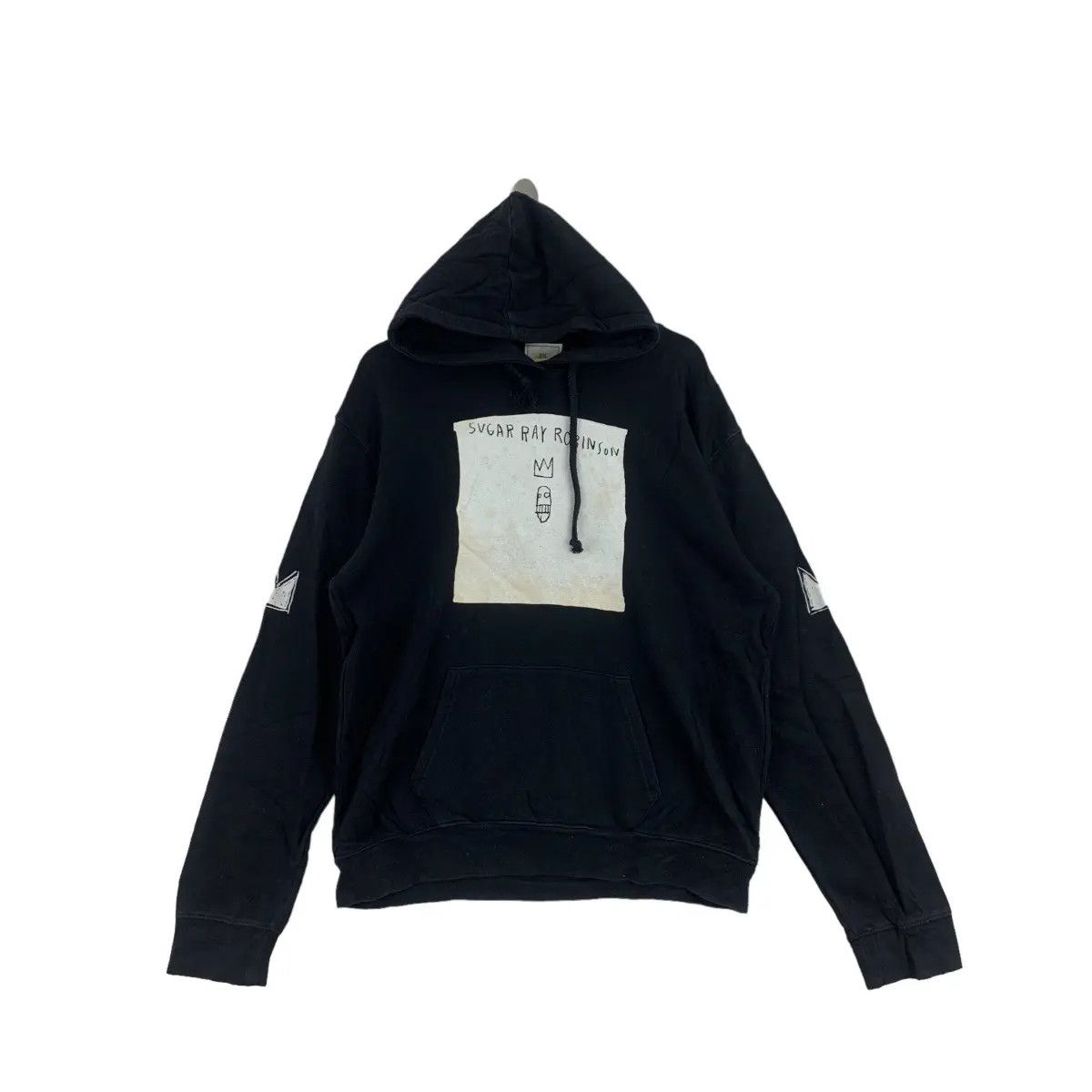 Jean-Michel Basquiat Vtg Jean Michel BASQUIAT x SUGAR RAY Robinson Boxer Hoodie Size US L / EU 52-54 / 3 - 1 Thumbnail