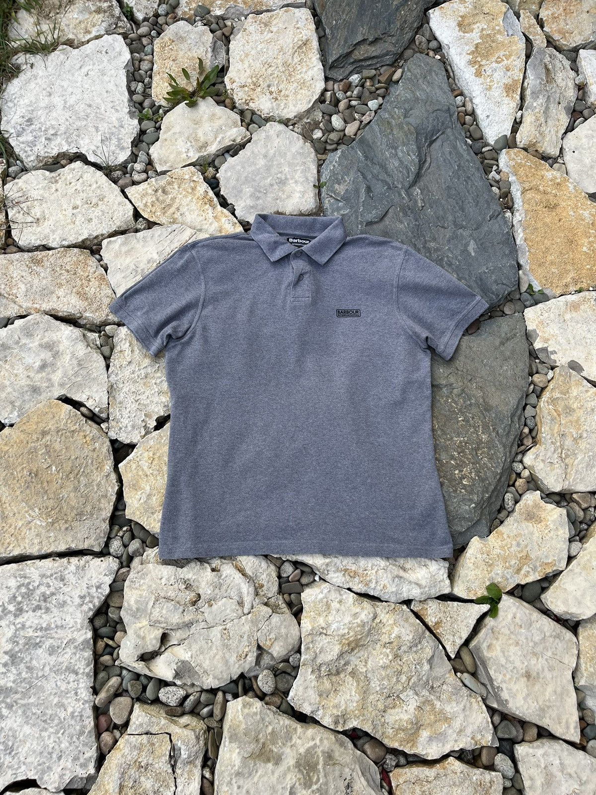 Barbour × Designer Barbour international polo t-shirt tee chest small logo Size US L / EU 52-54 / 3 - 1 Thumbnail