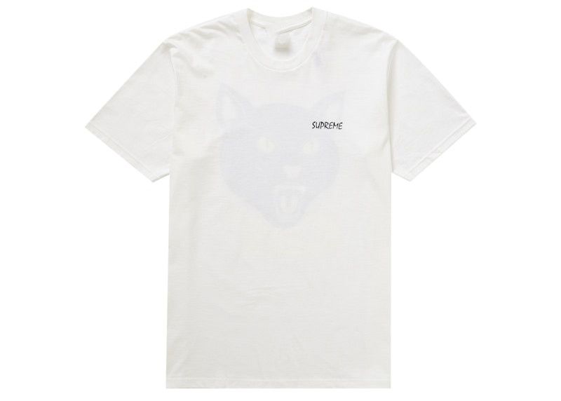 Designer Men’s White “Black Cat” Tee Size US L / EU 52-54 / 3 - 2 Thumbnail