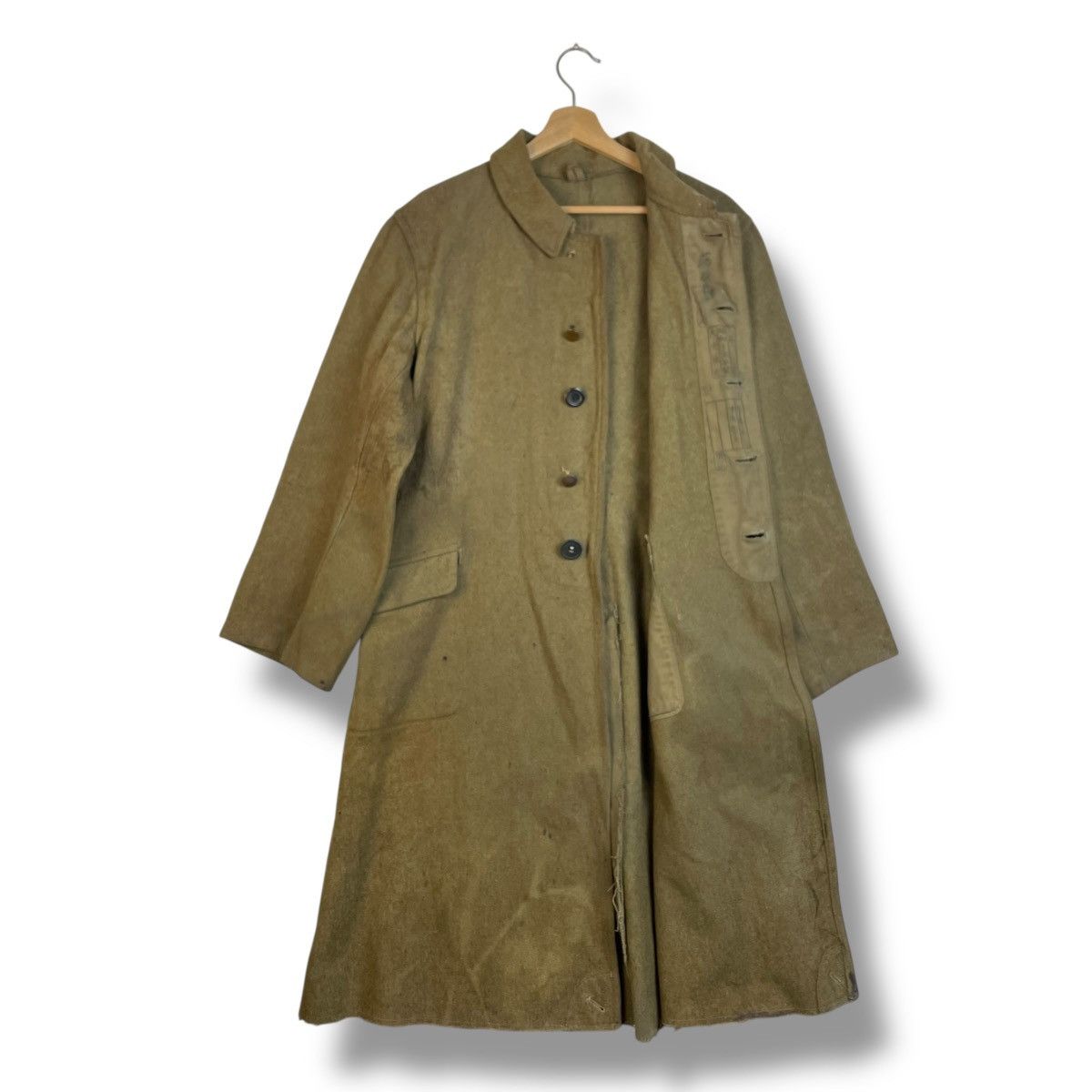 Vintage VINTAGE 40s WW2 IMPERIAL JAPANESE ARMY WOOL COAT Size US L / EU 52-54 / 3 - 19 Thumbnail