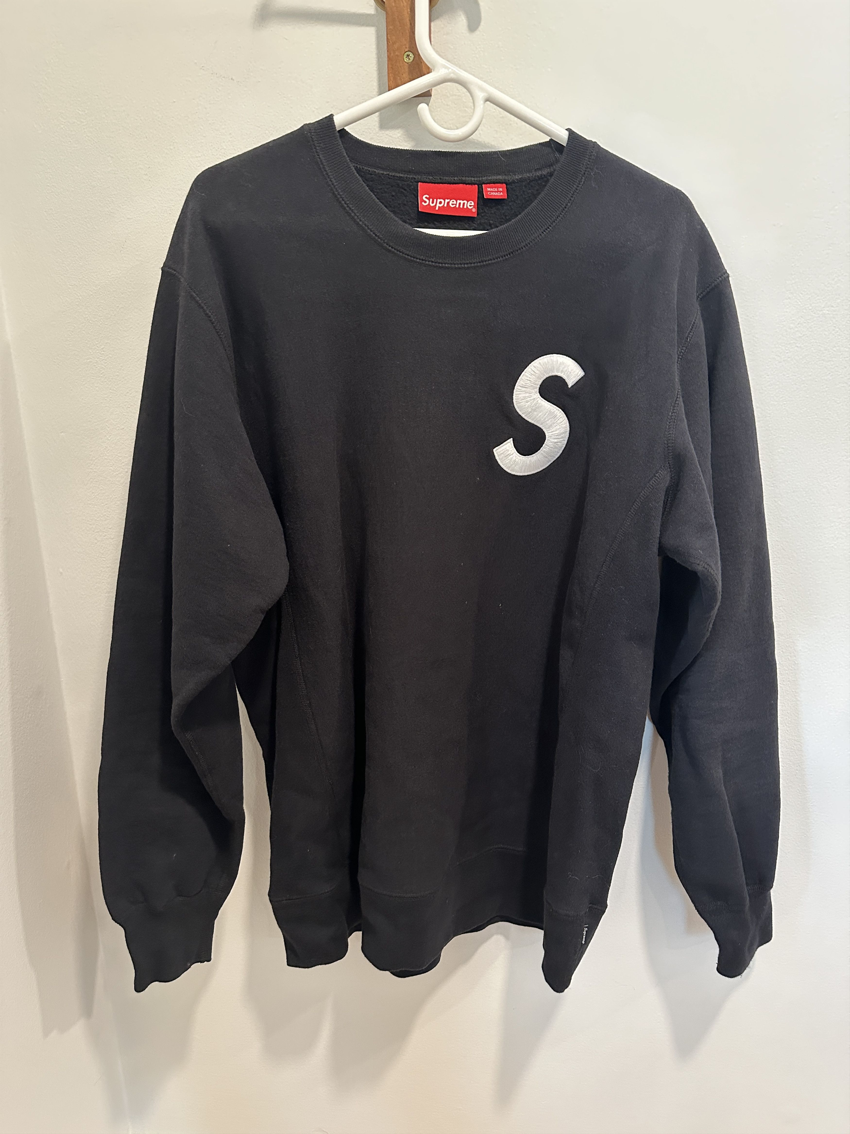 Supreme S Logo Crewneck | Grailed