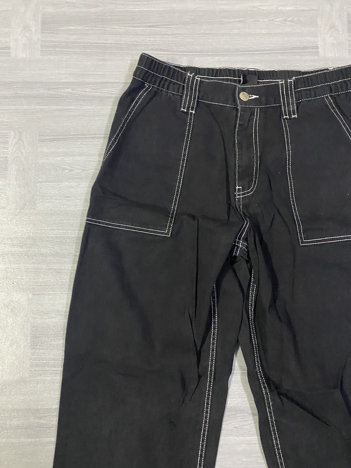 Santa Cruz Skateboards Santa Cruz Y2K Black Skate Cargo Style Elasticated Cuffs Size US 30 / EU 46 - 13 Thumbnail