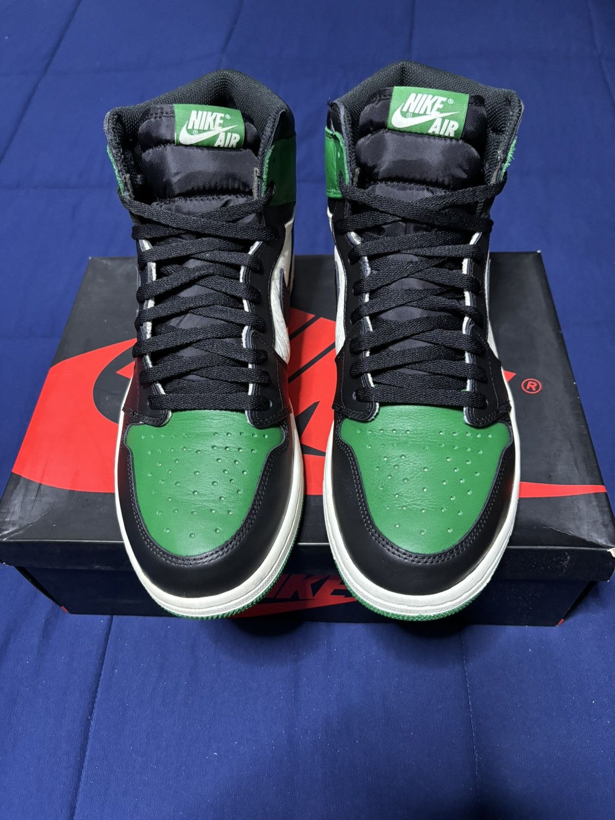 Jordan Brand Jordan 1 Retro High OG Pine Green 2018 Size 13 Size US 13 / EU 46 - 1 Thumbnail