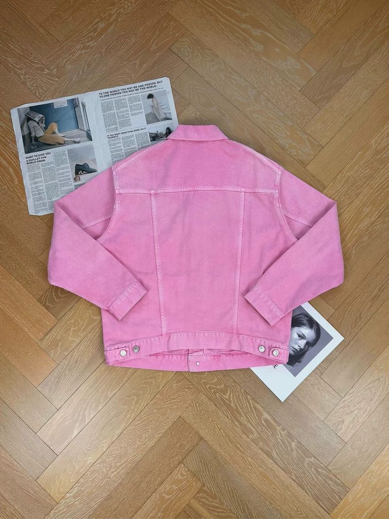 Balenciaga Balenciaga Solid Color Front Logo Letter Printed Denim Jac Size XXS / US 00 / IT 34 - 2 Thumbnail