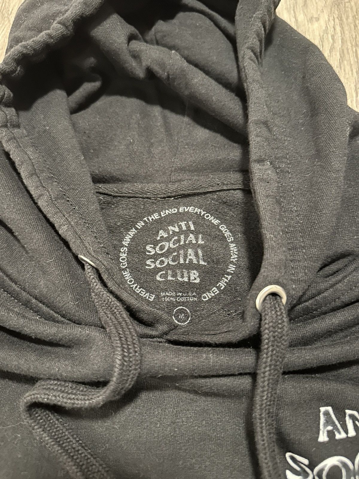 Anti Social Social Club Anti Social Social Club Burnout Hoodie Size US M / EU 48-50 / 2 - 5 Thumbnail