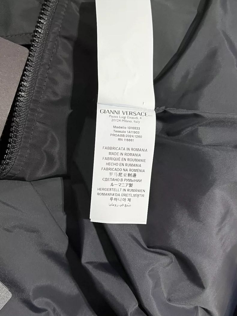 Versace Versace Leather logo lapel jacket Size S / US 4 / IT 40 - 8 Thumbnail