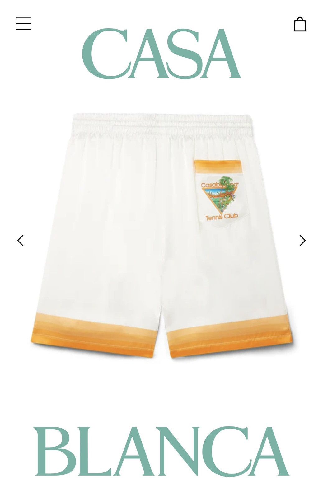 Casablanca CasaBlanca 100% silk shorts Size US 40 / EU 56 - 2 Thumbnail