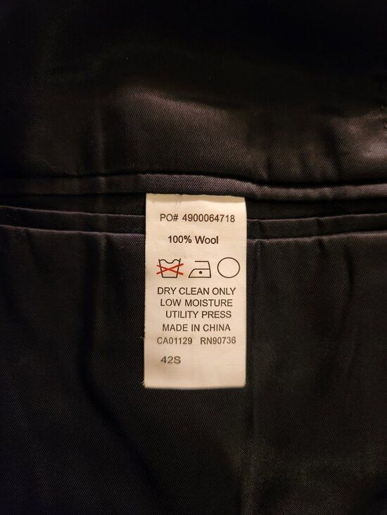 Calvin Klein CALVIN Klein men's 100%wool sport coat blazer jacket 42S Size 42S - 5 Thumbnail