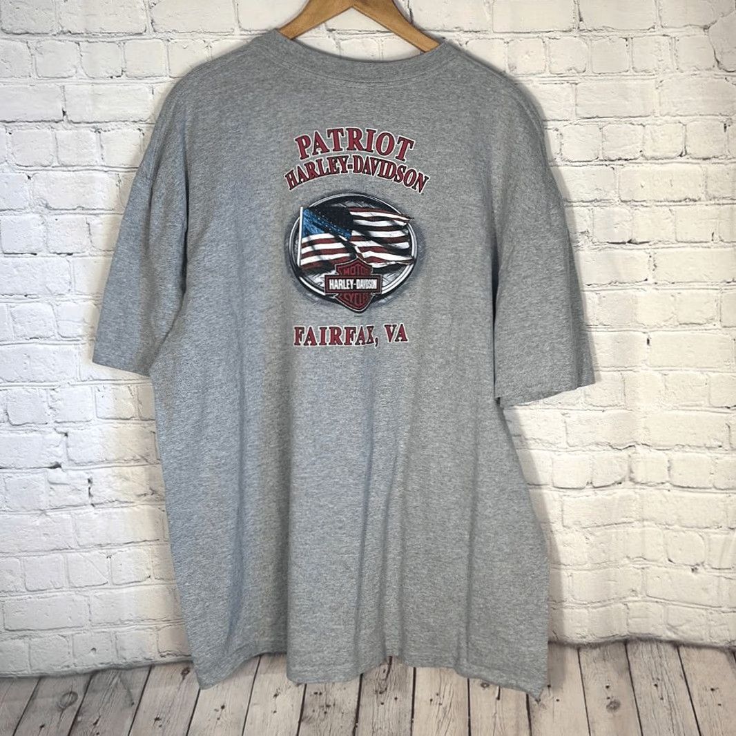 Harley Davidson VINTAGE Harley Davidson Pride of the Patriots Fairfax Virginia 2011 T-Shirt 2XL Gray Unisex Adults XL? Size US XXL / EU 58 / 5 - 4 Thumbnail
