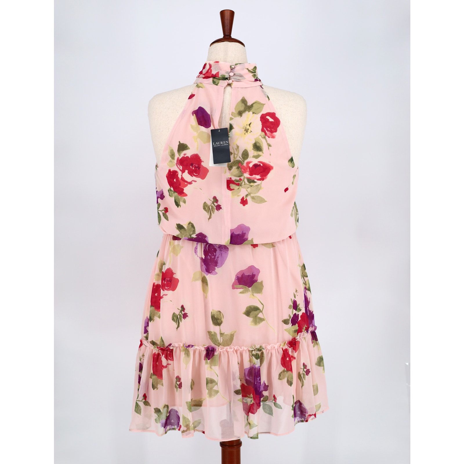 Ralph Lauren Lauren Ralph Lauren Women Chiffon Cocktail Dress Size 16 Size XXL / US 16-18 / IT 52-54 - 5 Thumbnail