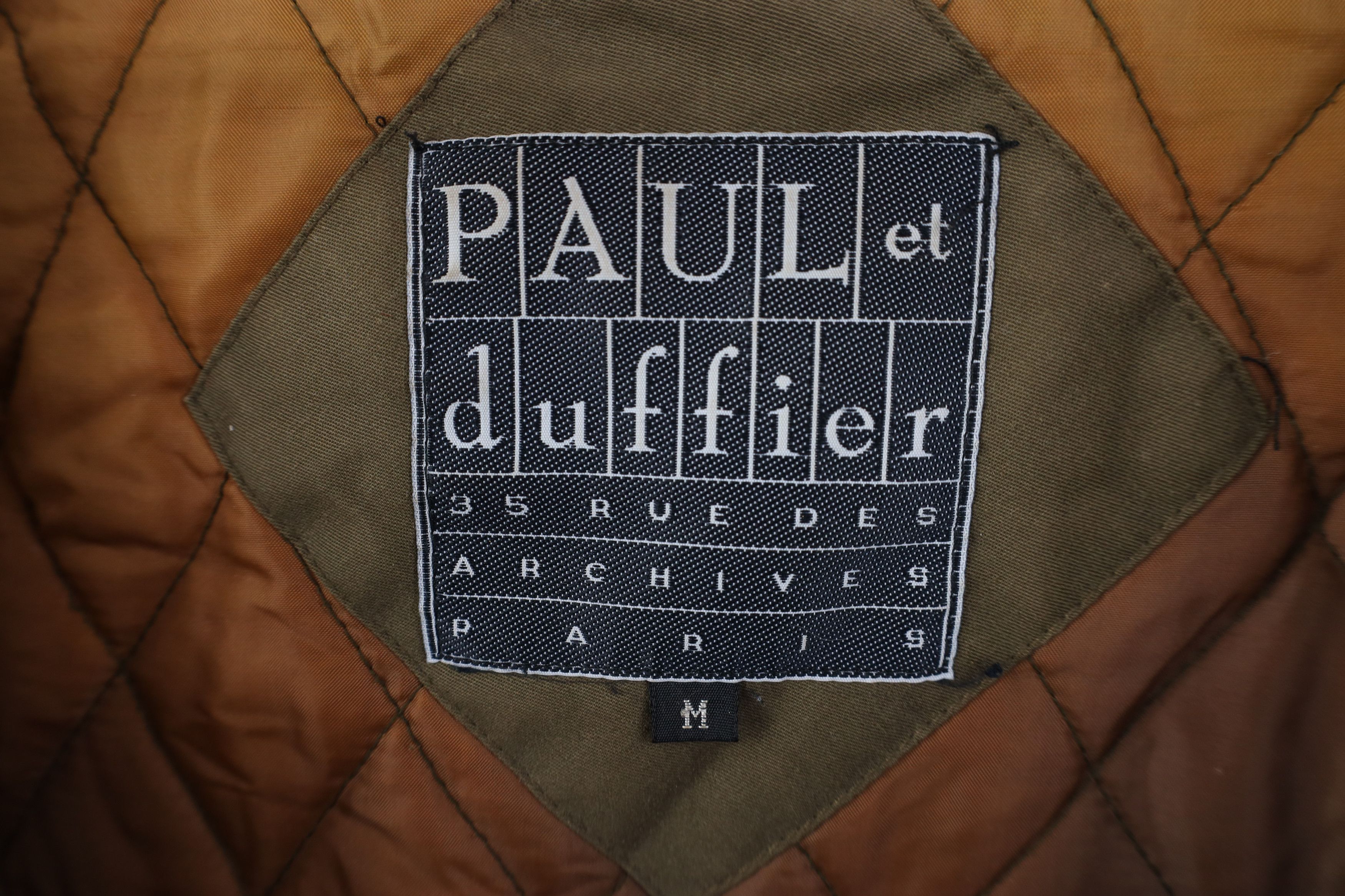 Vintage Vintage 90s Streetwear Quilted Suede Trim Winter Jacket Size US M / EU 48-50 / 2 - 12 Thumbnail
