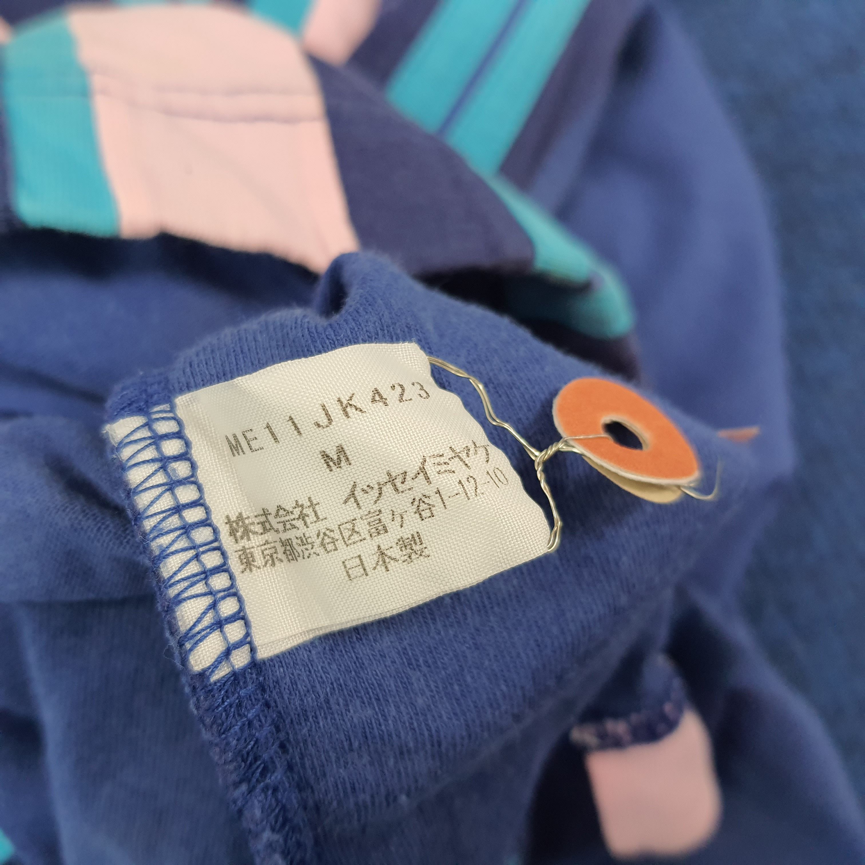 Issey Miyake × Japanese Brand × Vintage Vintage Issey Miyake Men Striped Japanese Brand Tshirt Size US M / EU 48-50 / 2 - 5 Thumbnail