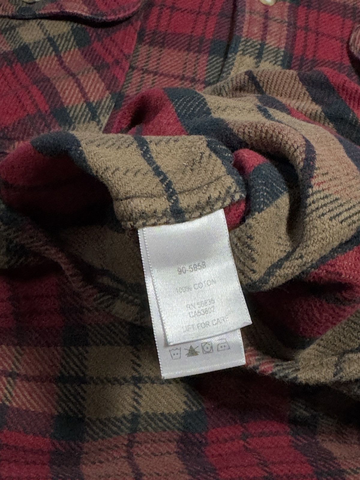 Flannel vintage flannel Cabelas plaid shirt checkered 90s Y2K Size US XL / EU 56 / 4 - 8 Thumbnail