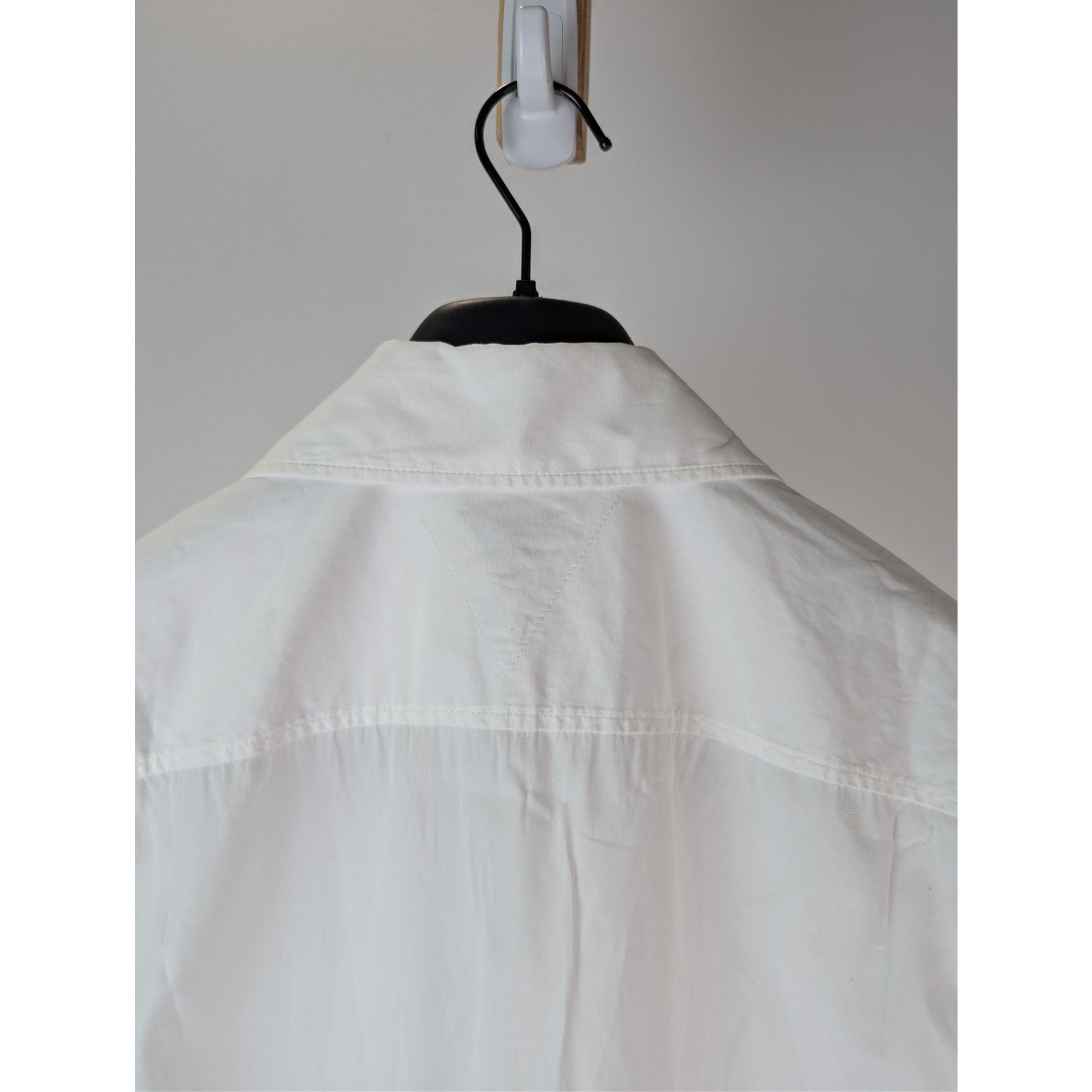 Bottega Veneta o1rshd1 Compact Cotton Button-Up Shirt in Optic White Size US S / EU 44-46 / 1 - 15 Thumbnail