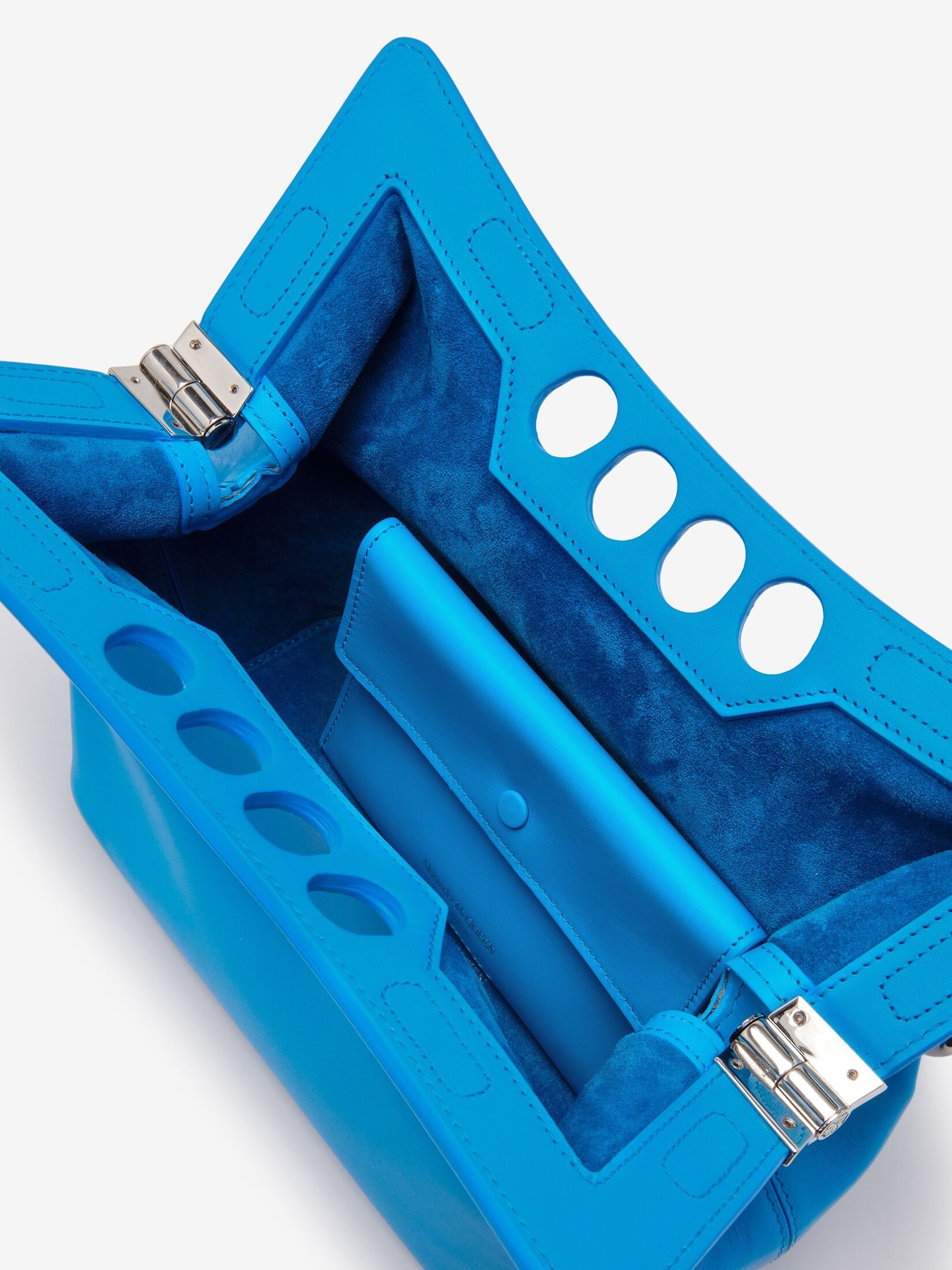 Alexander McQueen o1w1db10925 Size: OS/The Peak Bag Small in Lapis Blue Size ONE SIZE - 5 Thumbnail