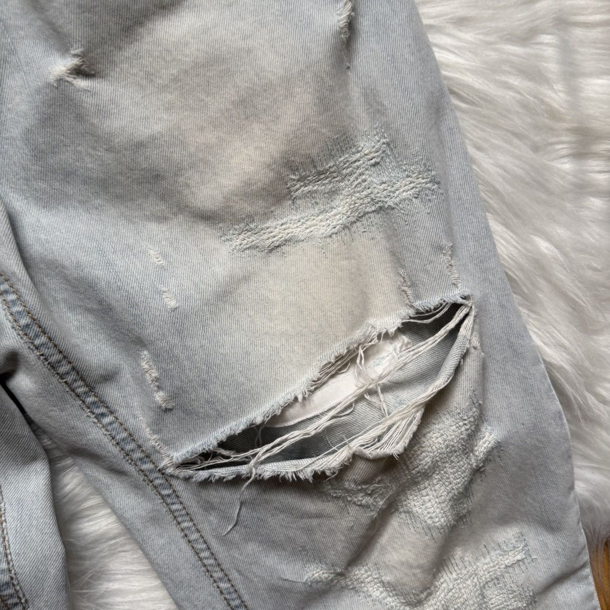 Dolce & Gabbana 📌Vintage Crazy Dolce&Gabbana 00s Distress Y2K Straight Jean Size US 30 / EU 46 - 8 Thumbnail