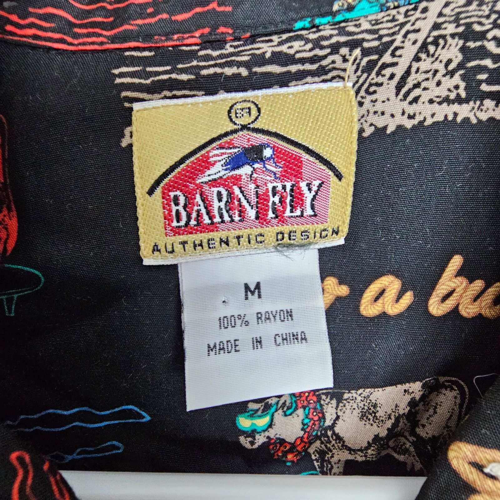 Barney Cools Barn Fly Mens Cow A Bunga Shirt Sz M All Over Print Tropical Size US M / EU 48-50 / 2 - 6 Thumbnail