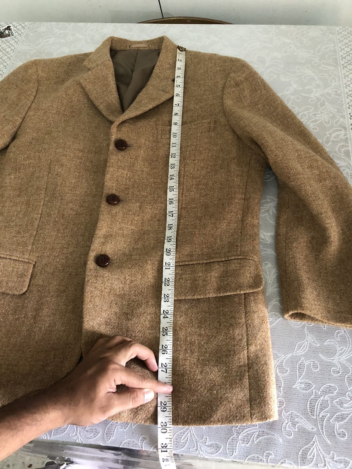 Harris Tweed Vintage East Boy Men x Harris Tweed Wool Blazer Jacket Size US M / EU 48-50 / 2 - 15 Thumbnail