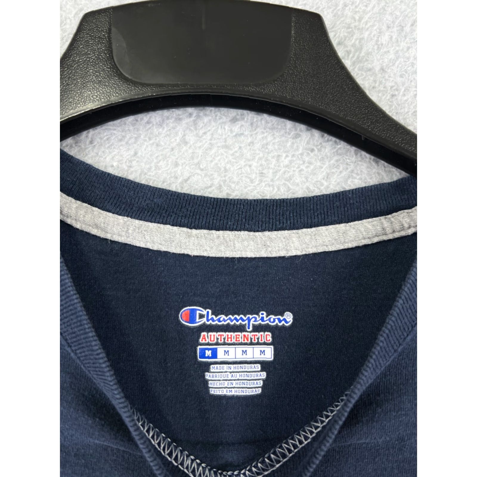 Champion Champion Shirt Mens Medium Blue Embroidered Logo Long Sleeve Cotton Size US M / EU 48-50 / 2 - 4 Thumbnail
