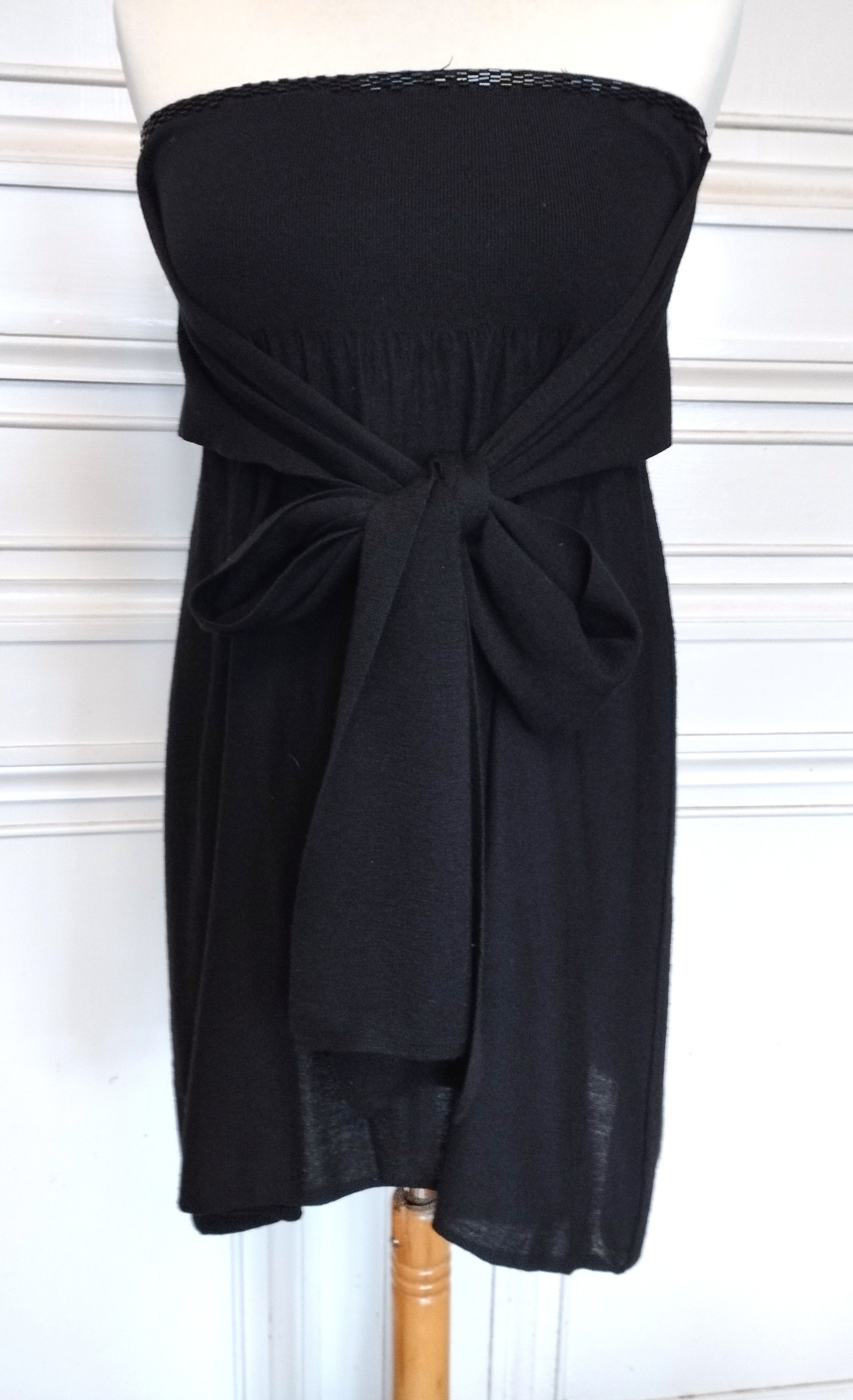 Sonia Rykiel Sonia Rykiel Robe Bustier Jupe Coton Soie Cachemire TS Size S / US 4 / IT 40 - 1 Thumbnail
