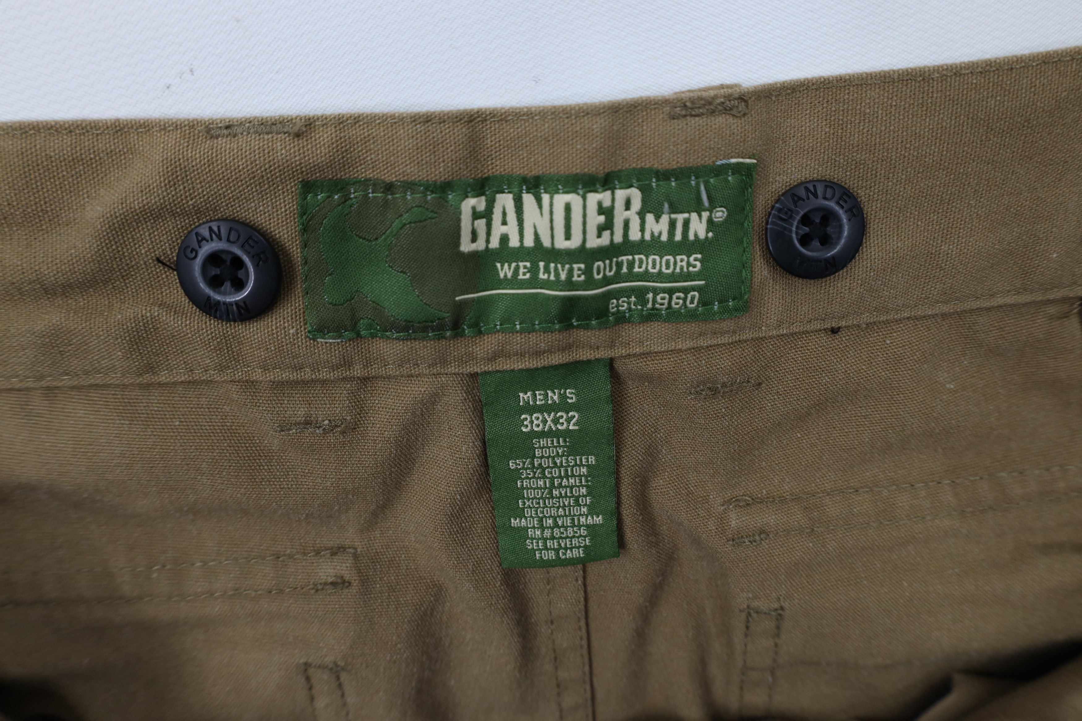 Vintage Vintage Gander Mountain Wide Leg Field Brush Pants Brown Size US 38 / EU 54 - 8 Thumbnail
