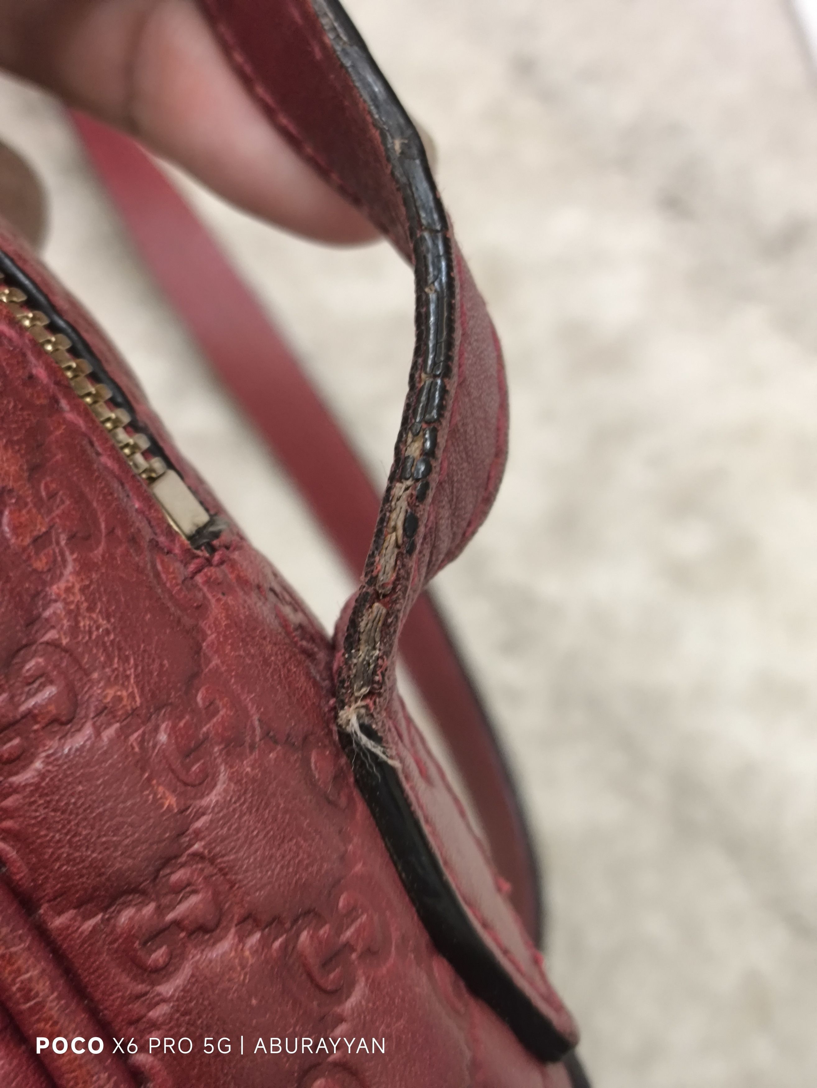 Gucci Red Gucci Microguccissima Bree Crossbody Bag Size ONE SIZE - 16 Thumbnail