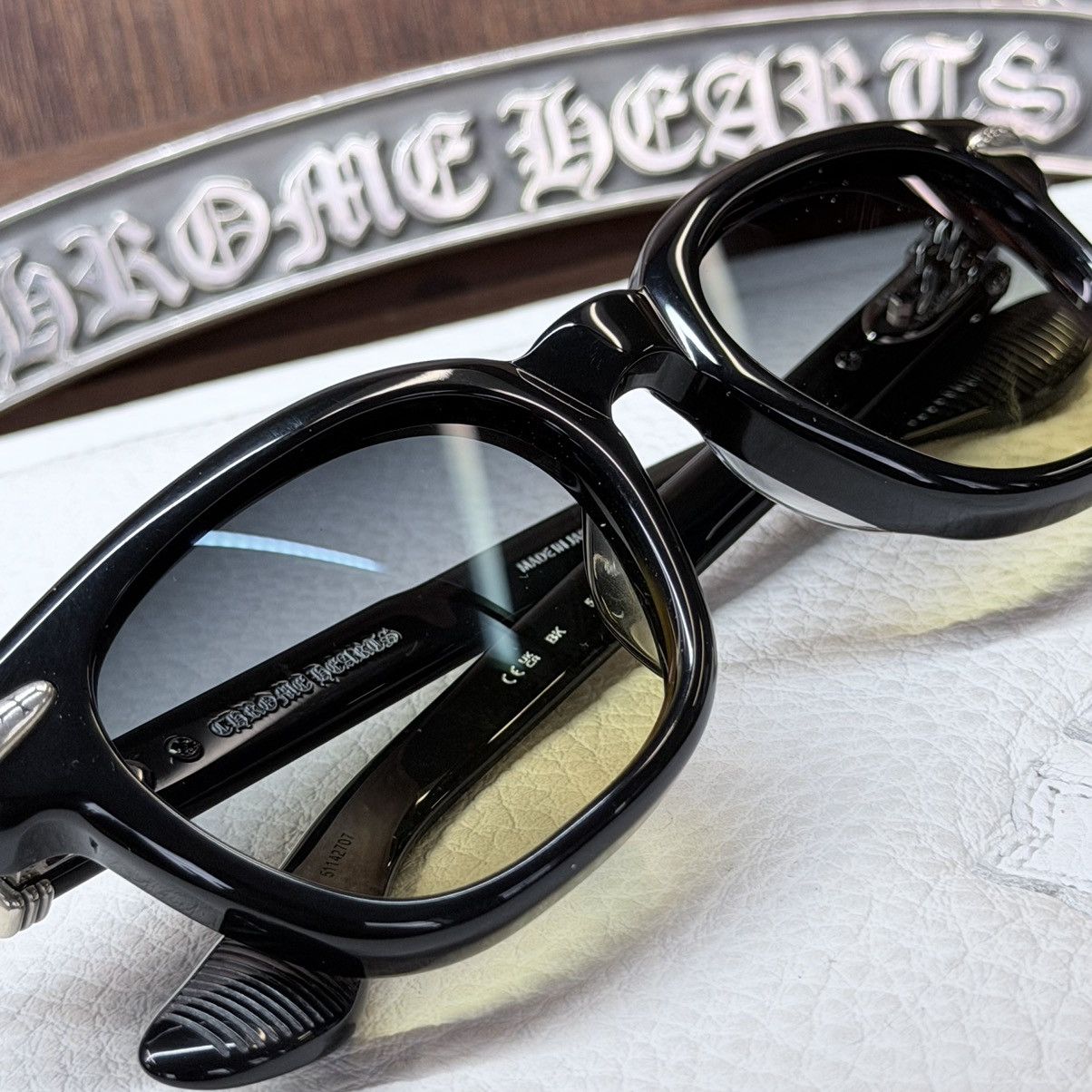 Chrome Hearts Chrome Hearts Drippin 1/1 Sunglasses Size ONE SIZE - 12 Thumbnail