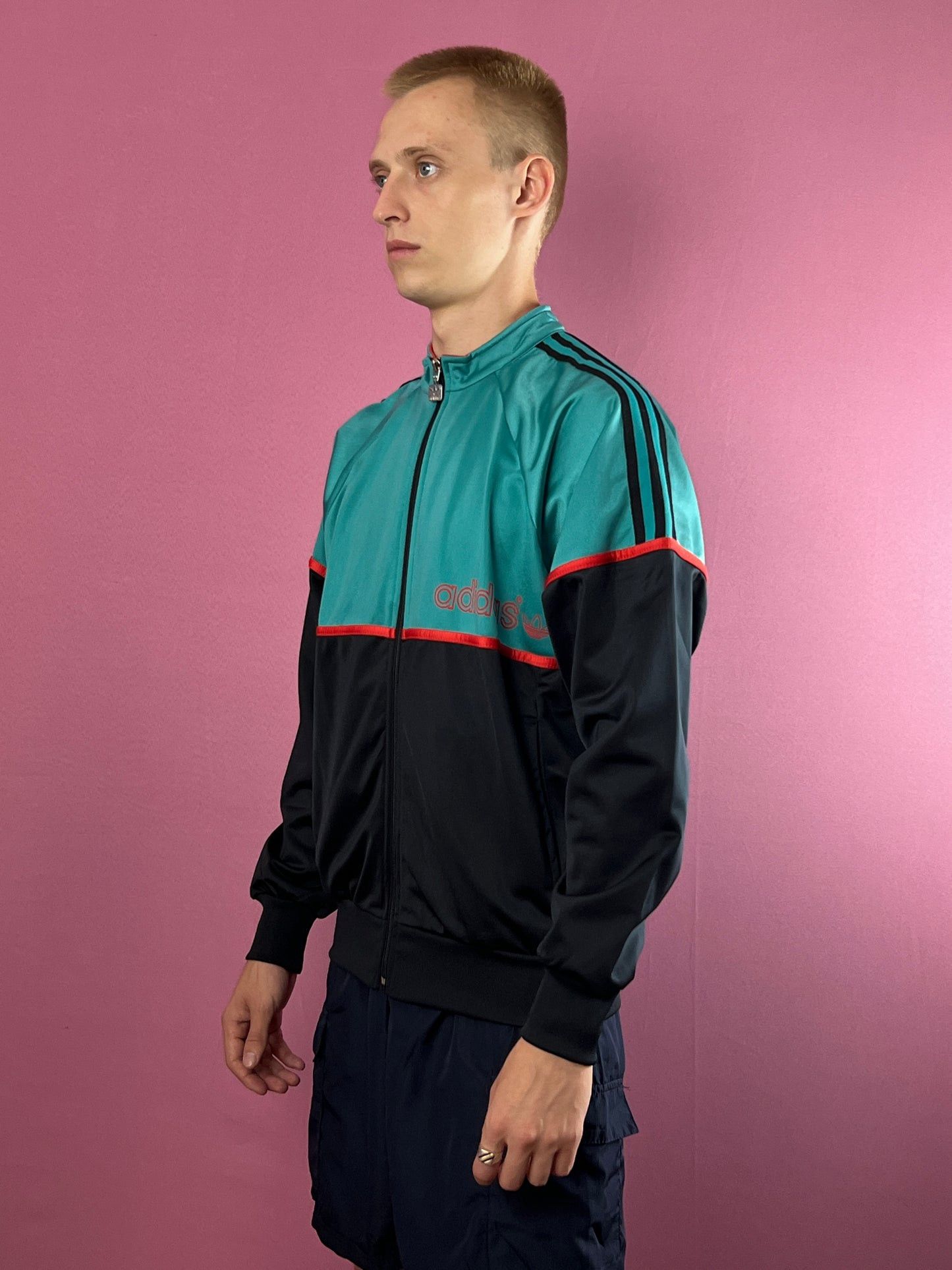 Adidas × Vintage 80s Adidas Vintage Men's Track Jacket - M Size US M / EU 48-50 / 2 - 1 Thumbnail