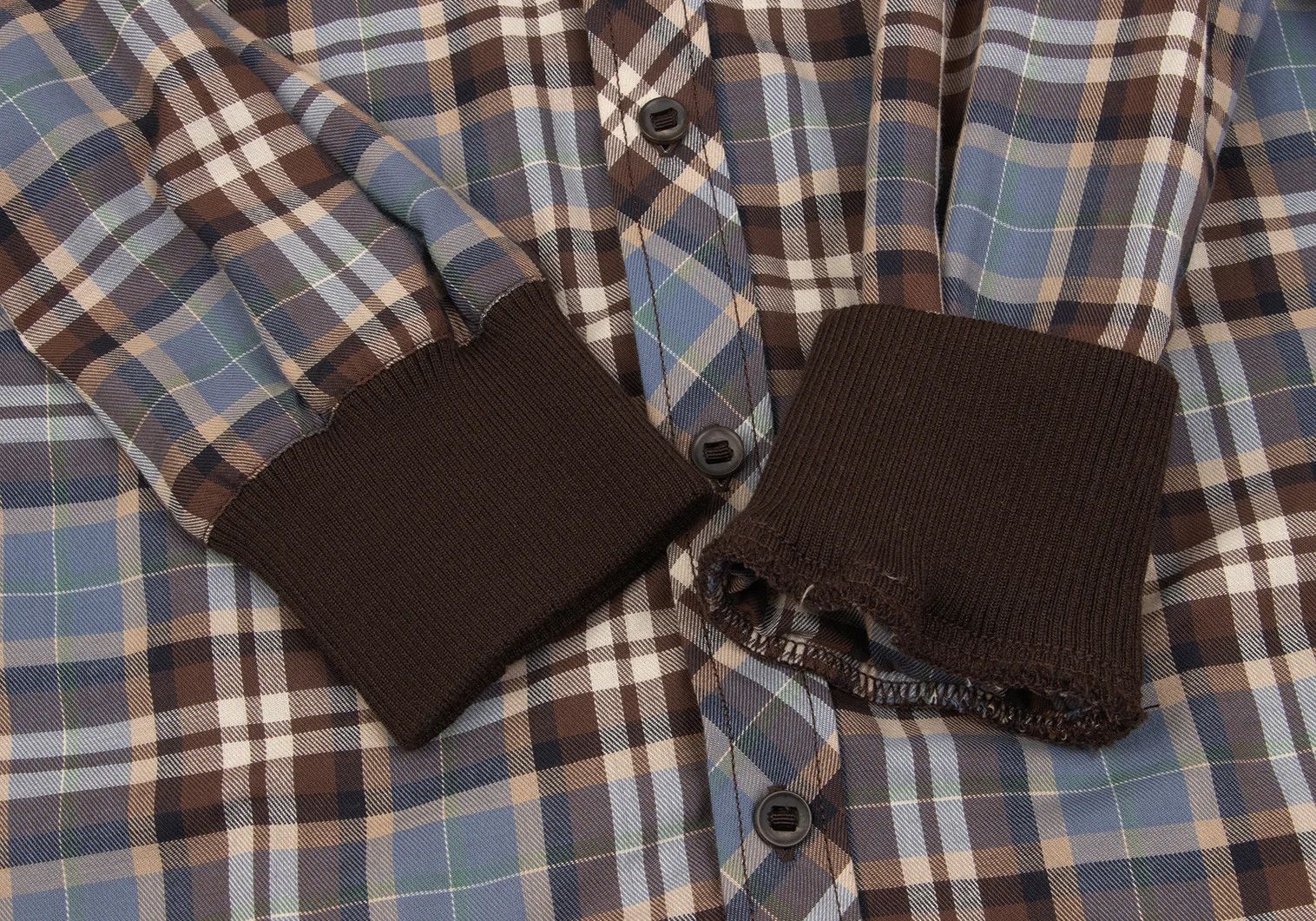 Dolce & Gabbana Multi Cotton Rib Check Western Yoke Shirt Size M Size US M / EU 48-50 / 2 - 7 Thumbnail