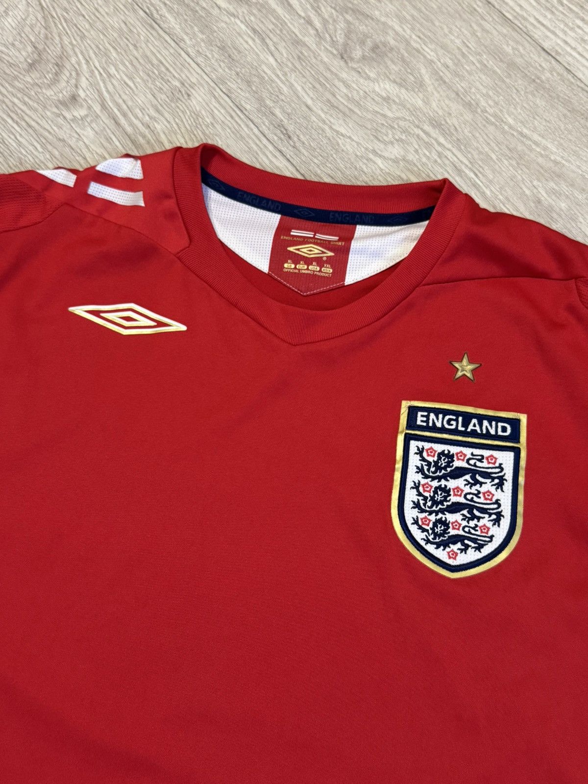 Umbro 🔷Vintage Umbro England 2006/08 Soccer jersey🔷 Size US XL / EU 56 / 4 - 4 Thumbnail