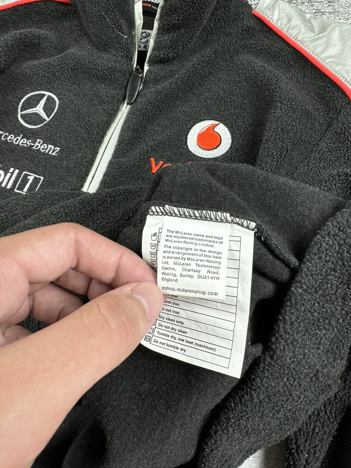 Mercedes-Benz Mercedes-Benz McLaren Vodafone Hugo Boss F1 Fleece Jacket Size US M / EU 48-50 / 2 - 13 Thumbnail