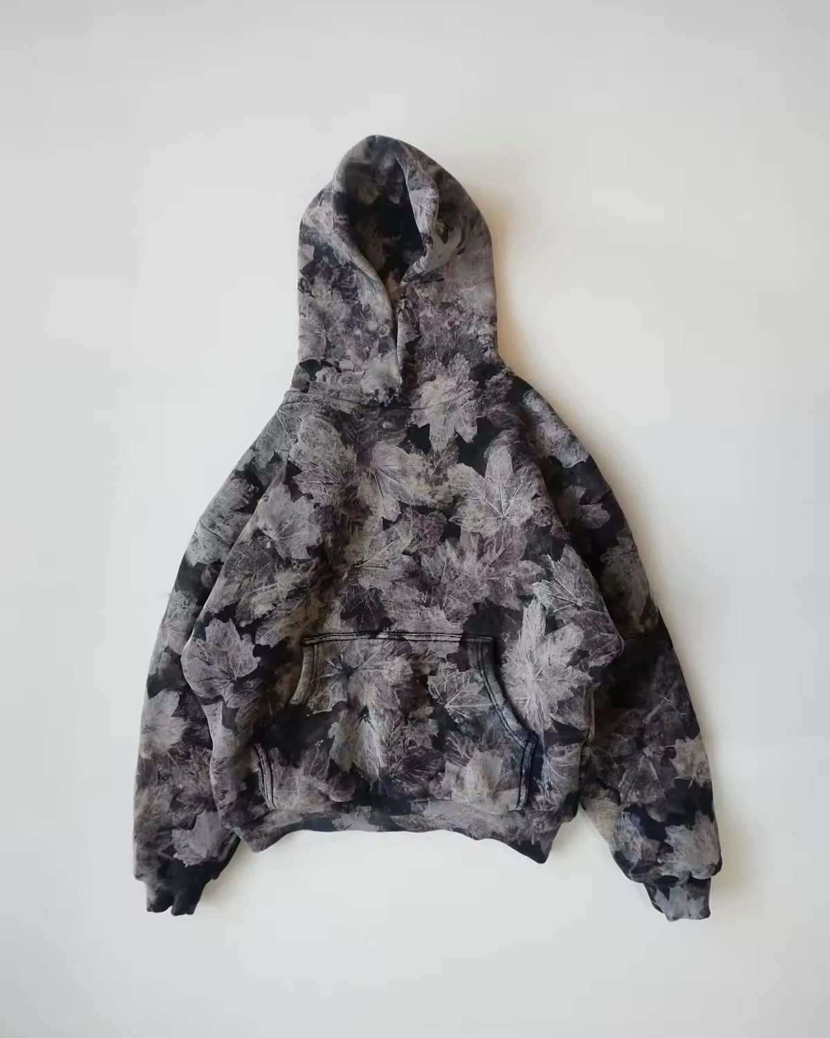 Y2K Leaf Pattern Camouflage Hoodie