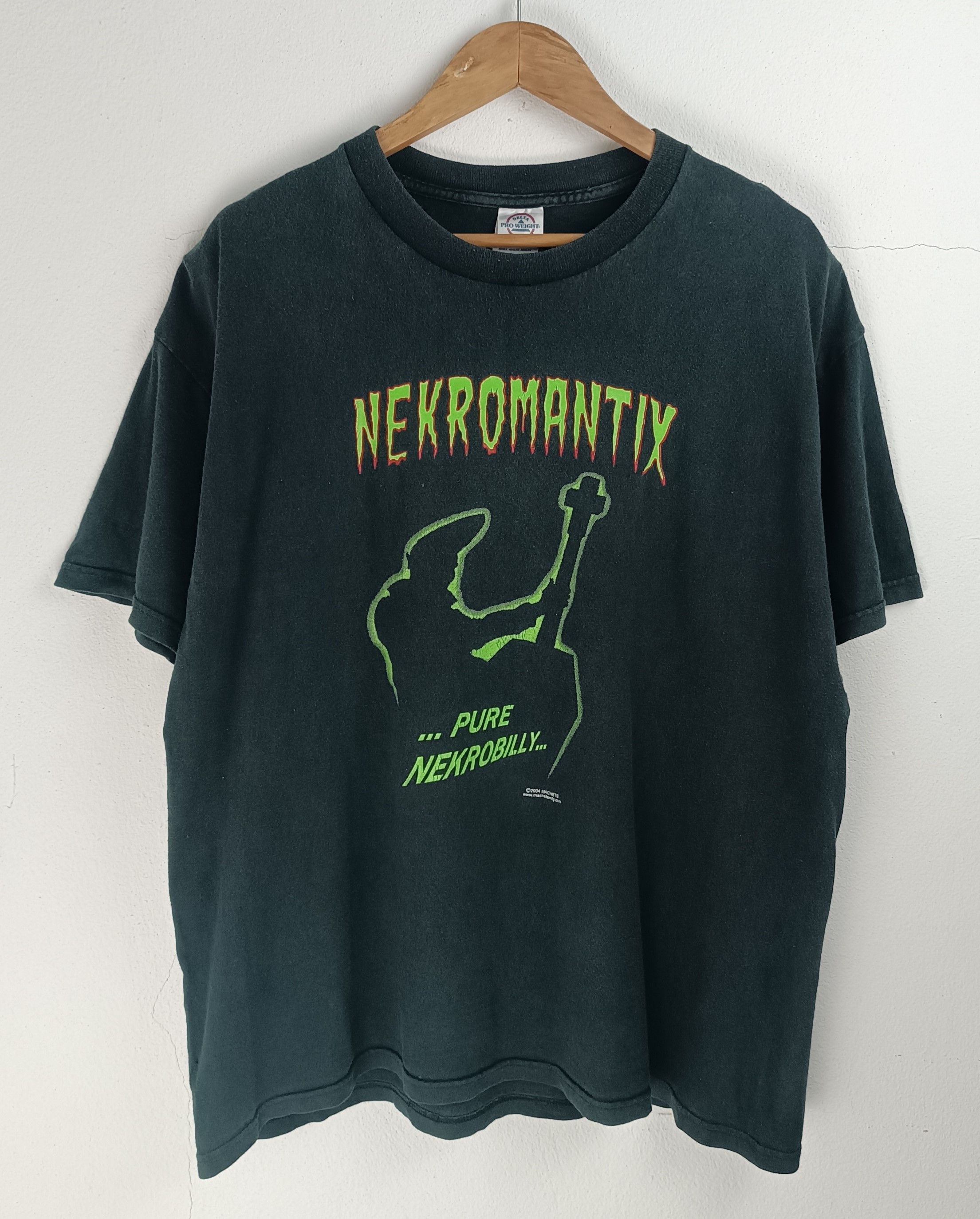 Band Tees THRASHED FADED VINTAGE '04 NEKROMANTIX 'PURE NECROBILLY' afi Size US XL / EU 56 / 4 - 3 Thumbnail