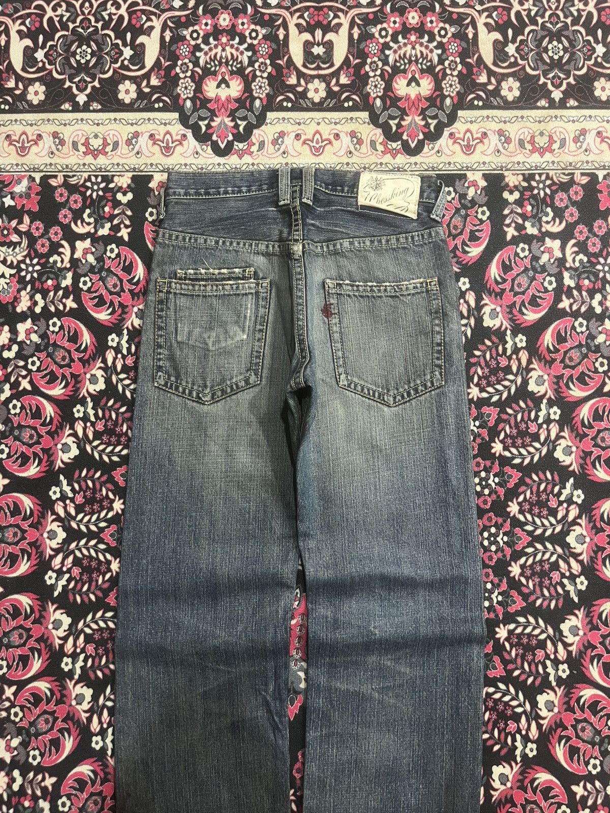 Japanese Brand Vintage Japanese Brand Bobson Cheesking Blue Faded Jeans Size US 29 - 6 Thumbnail