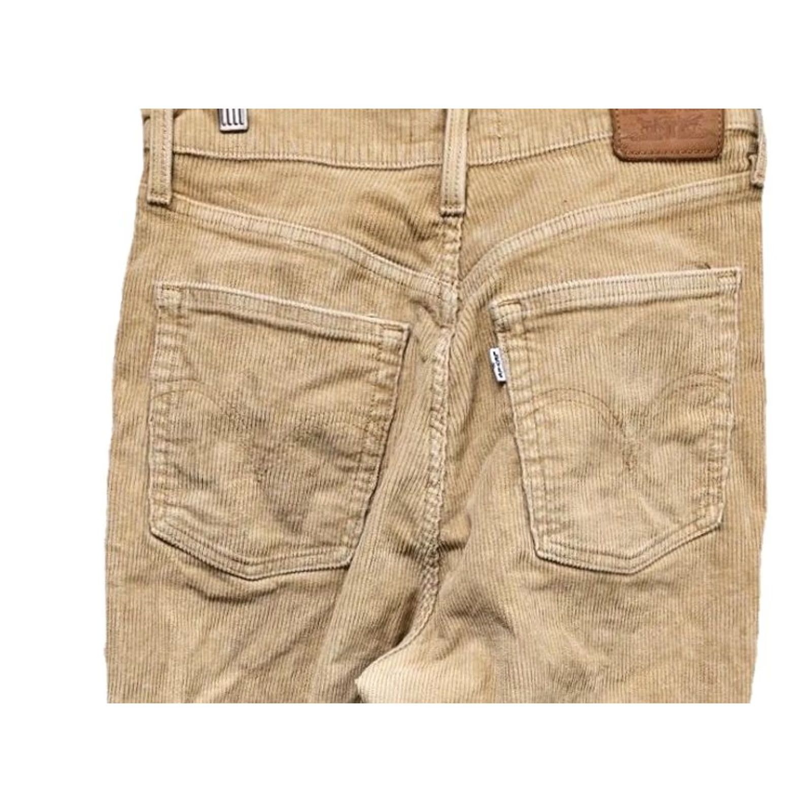 Levi's Levi’s Corduroy Premium Ribcage Boot Jeans Women’s Sz 30 High Rise Khaki Beige Regular Bootcut Denim Pants Women Size 30" / US 8 / IT 44 - 5 Thumbnail