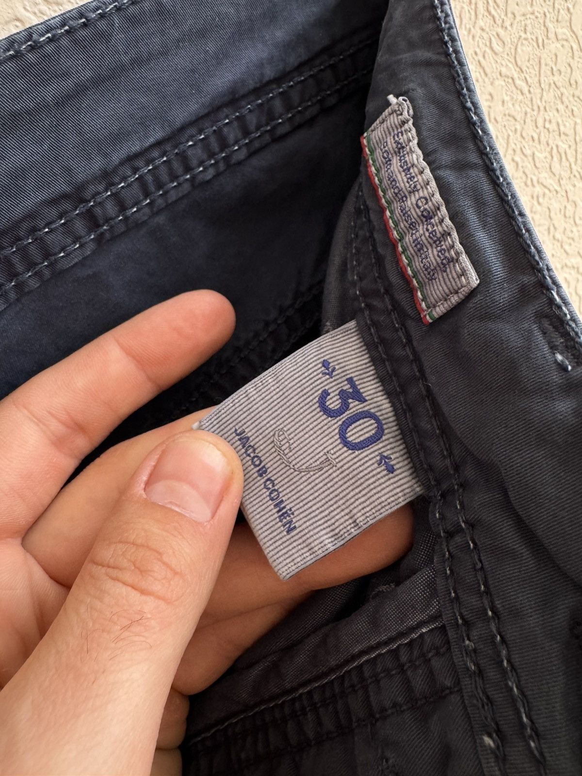 Jacob Cohen Mens Jacob Cohen shorts luxury navy Size US 30 / EU 46 - 6 Thumbnail