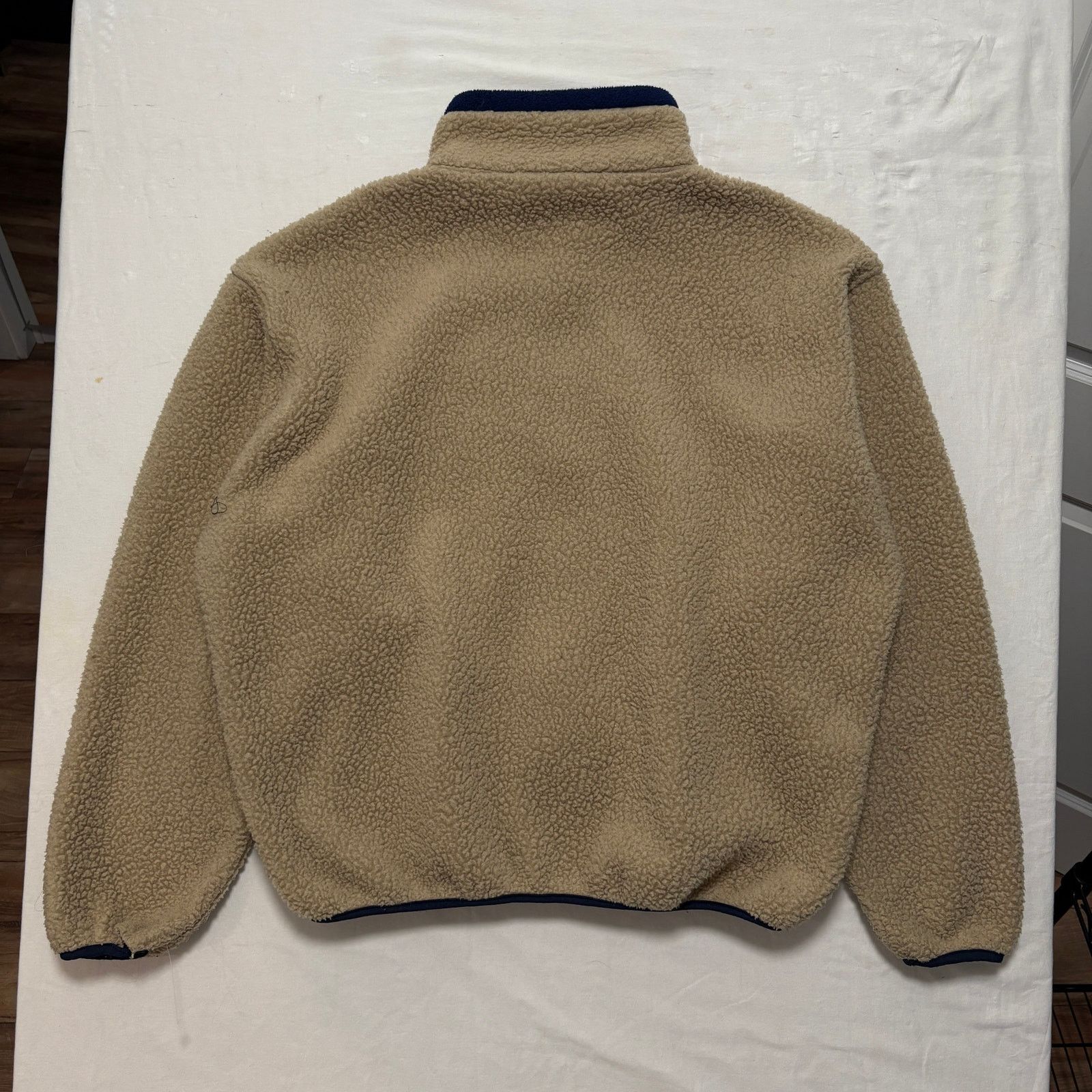 L.L. Bean VTG 90's LL Bean Sherpa Fleece Full Zip Jacket Cream L Size US L / EU 52-54 / 3 - 7 Thumbnail