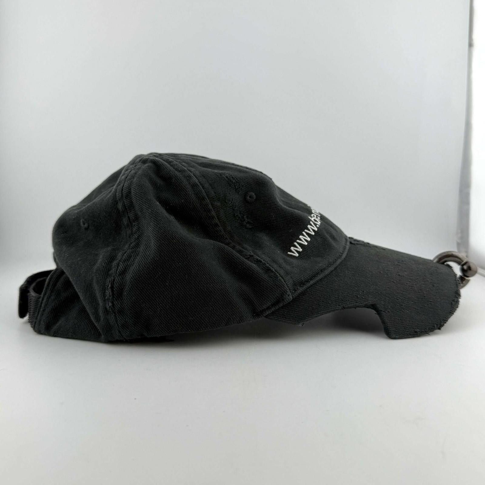 Balenciaga Balenciaga Pierced Website Baseball Cap L Used Size ONE SIZE - 7 Thumbnail