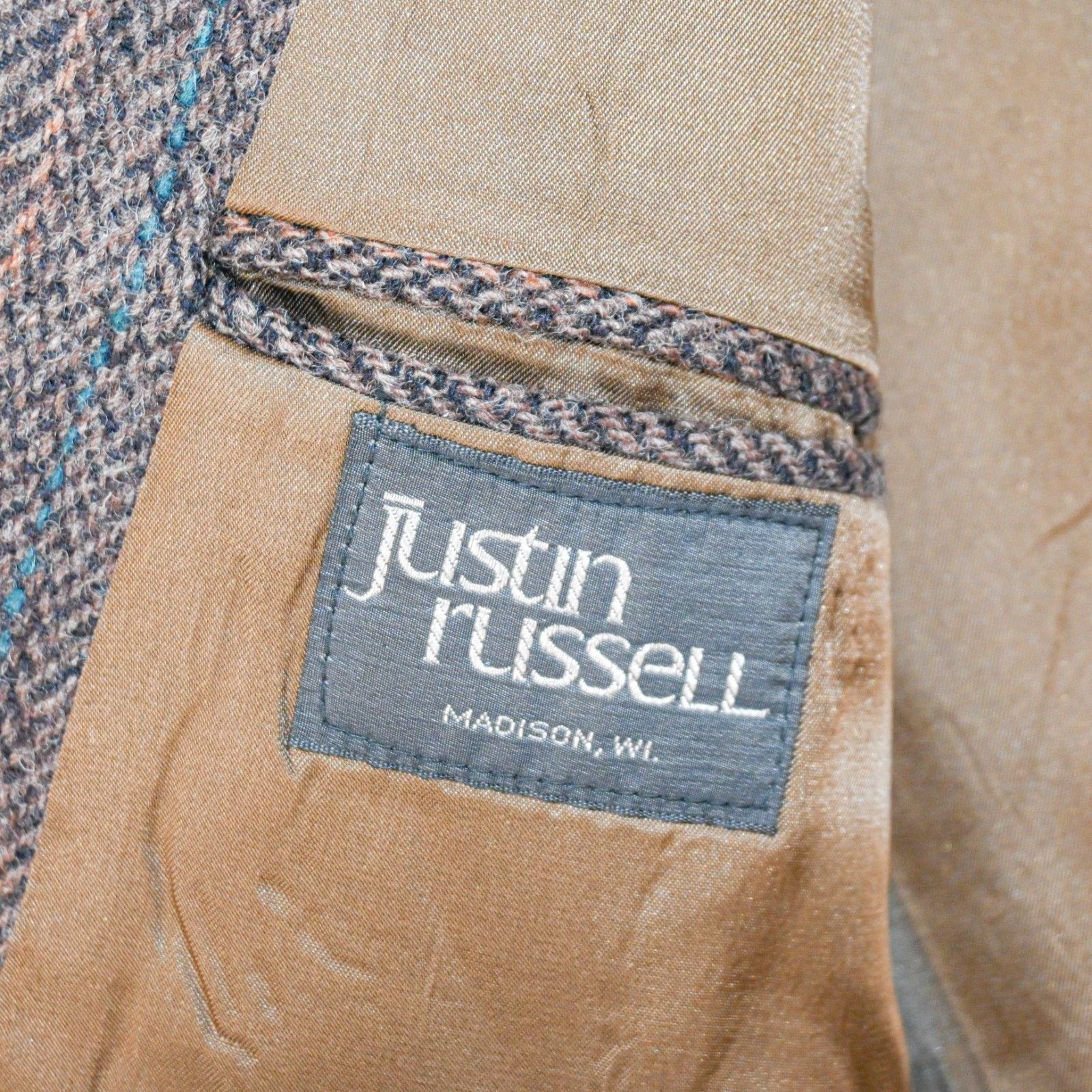 Harris Tweed Harris Tweed 44US Scottish Wool Sport Coat Haevy herringbone Size US L / EU 52-54 / 3 - 9 Thumbnail