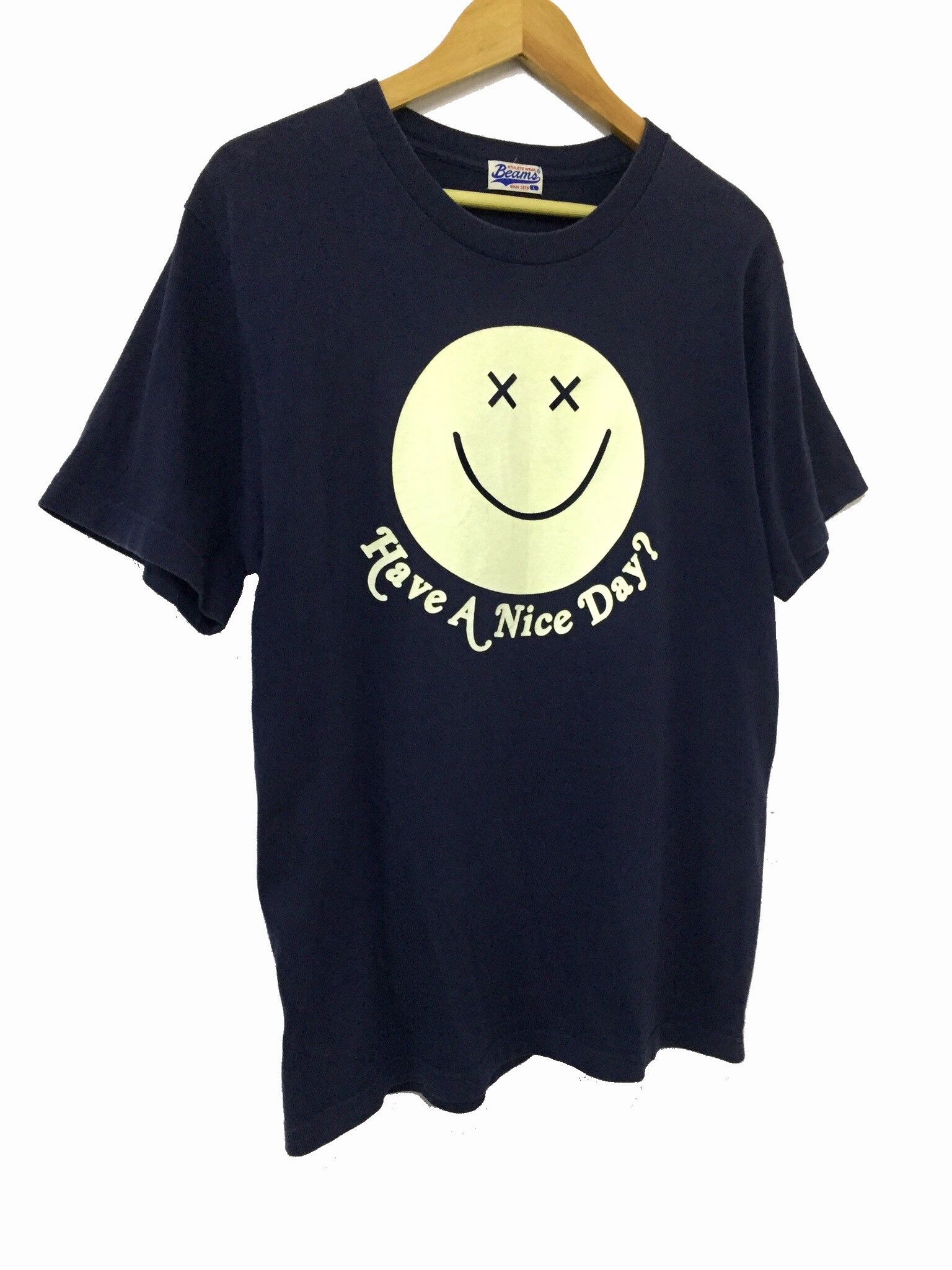Beams Japan × Beams Plus × Japanese Brand BEAMS HAVE A NICE DAY SMILEY JAPANESE BRAND TSHIRT Size US L / EU 52-54 / 3 - 3 Thumbnail