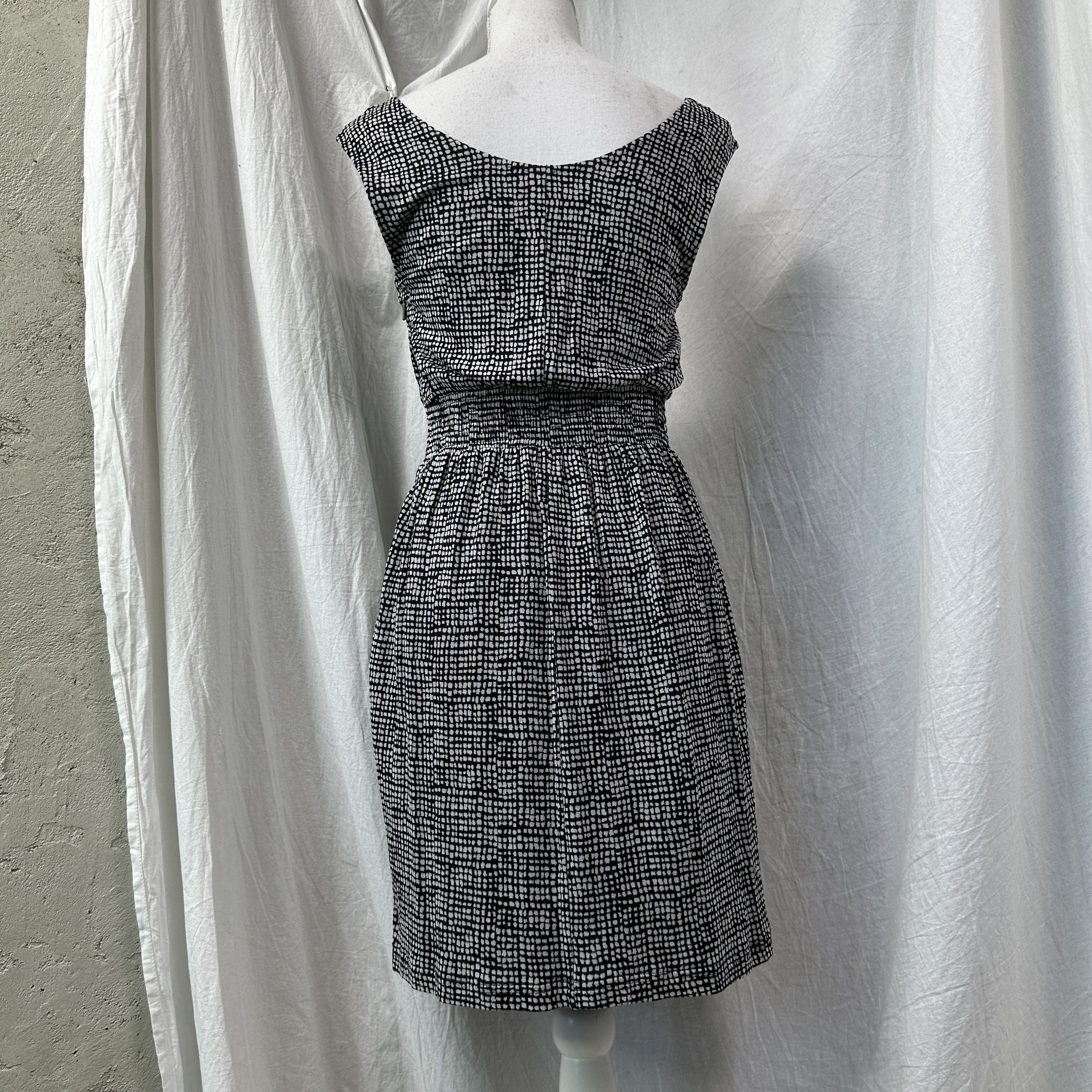 Max Mara Vintage Avant Garde Pattern Max Mara Mini Dress Y2K Size M / US 6-8 / IT 42-44 - 7 Thumbnail