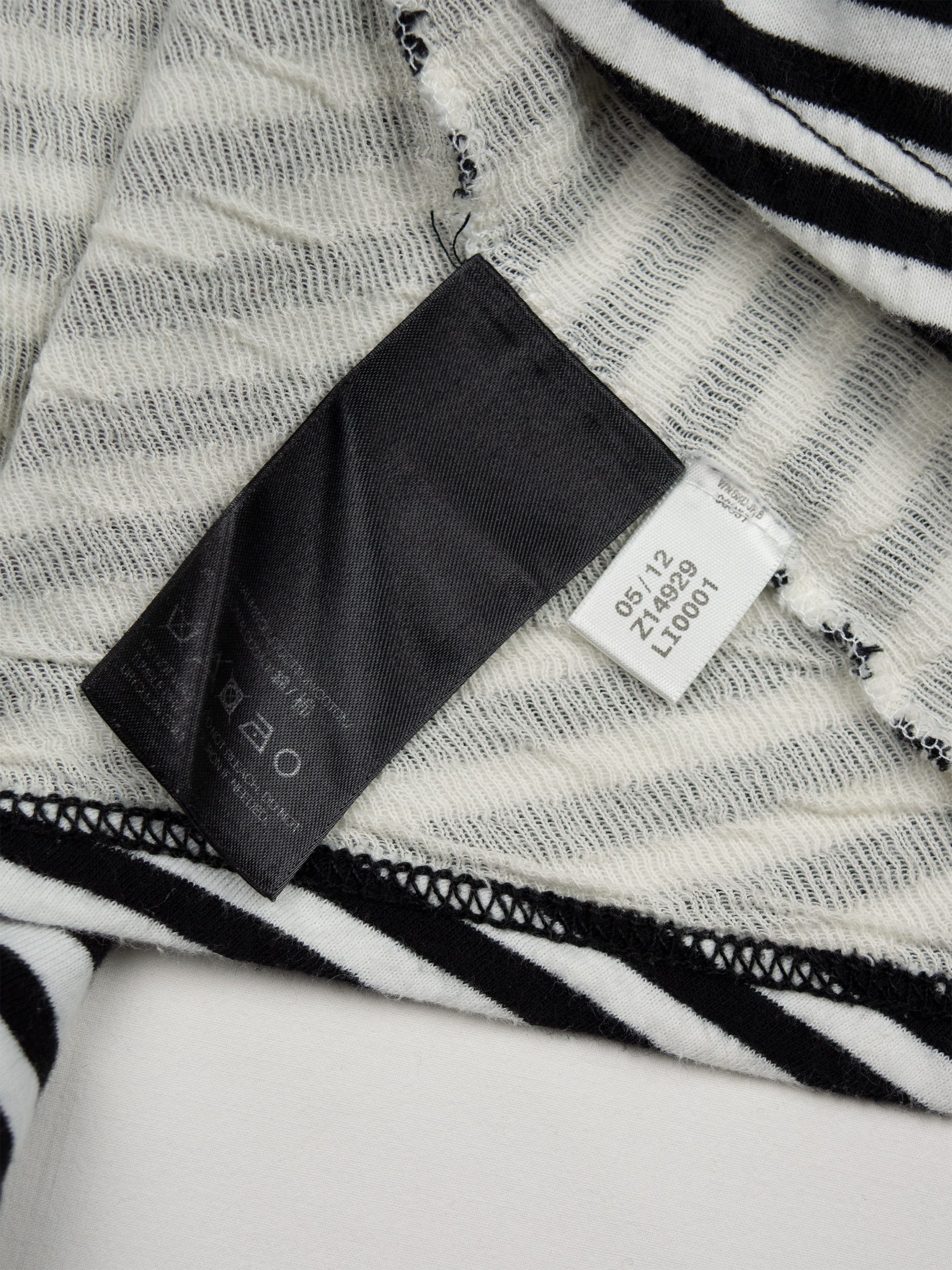 Y-3 Y-3 - A/W 2012 - french terry striped t-shirt Size M / US 6-8 / IT 42-44 - 6 Thumbnail