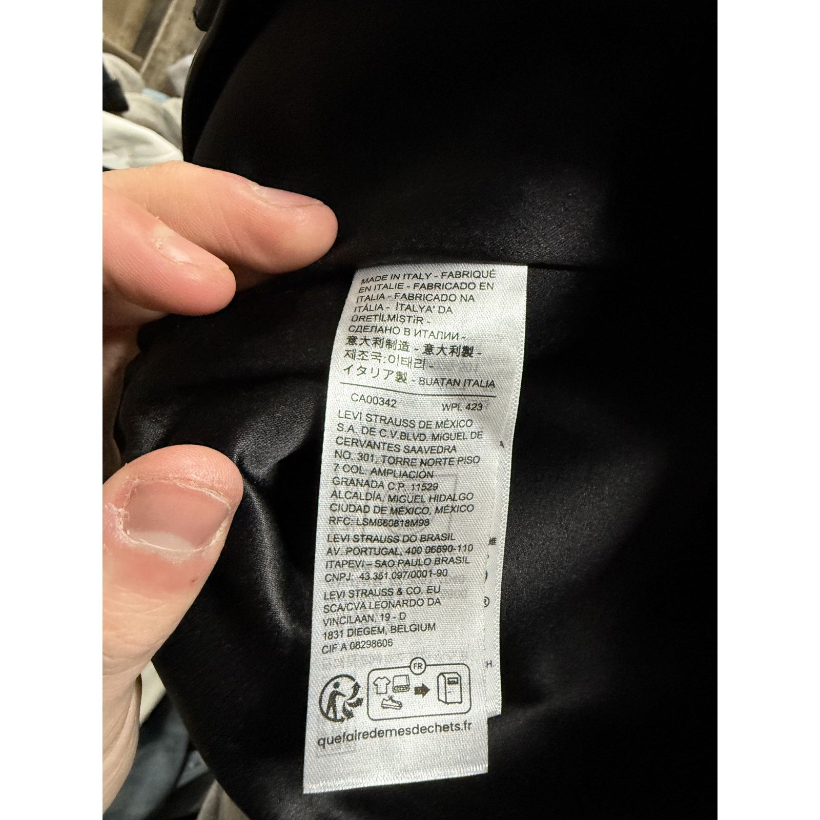 DENIM TEARS Denim Tears Leather Jeans Black Used 38 Size US 38 / EU 54 - 4 Thumbnail