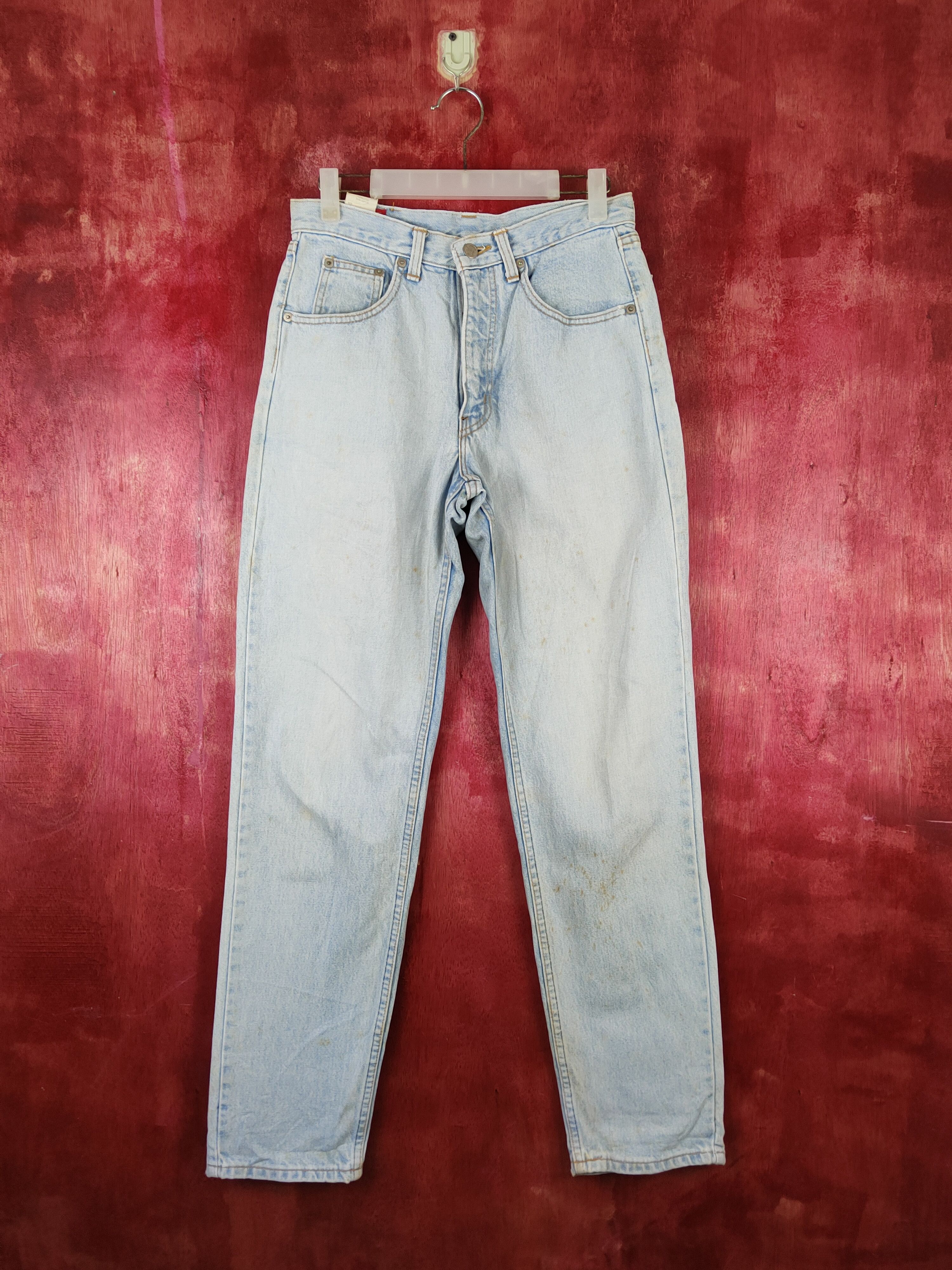Edwin Edwin vintage Blue Faded Distressed Ripped Jeans #S1809 Size US 29 - 1 Thumbnail